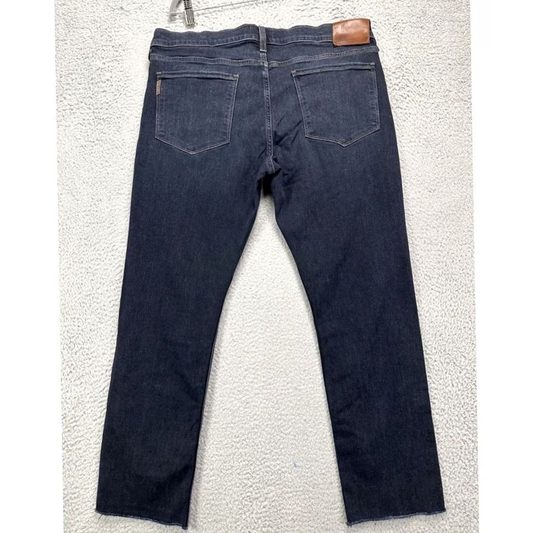 Paige Paige Jeans Mens 36 Dark Blue Distressed Straight Leg Raw Hem Denim Pants Preppy Jeans Shirt? Size US 36 / EU 52 - 2 Thumbnail