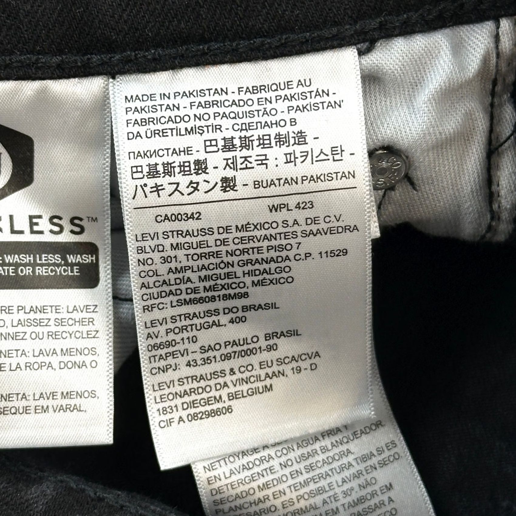 Levi's Levi's 511 Jeans Mens Slim Denim Black Stretch 29x31 29x32 Zip Fly Casual Modern Cowboy USA USA Mens Size US 29 - 6 Thumbnail