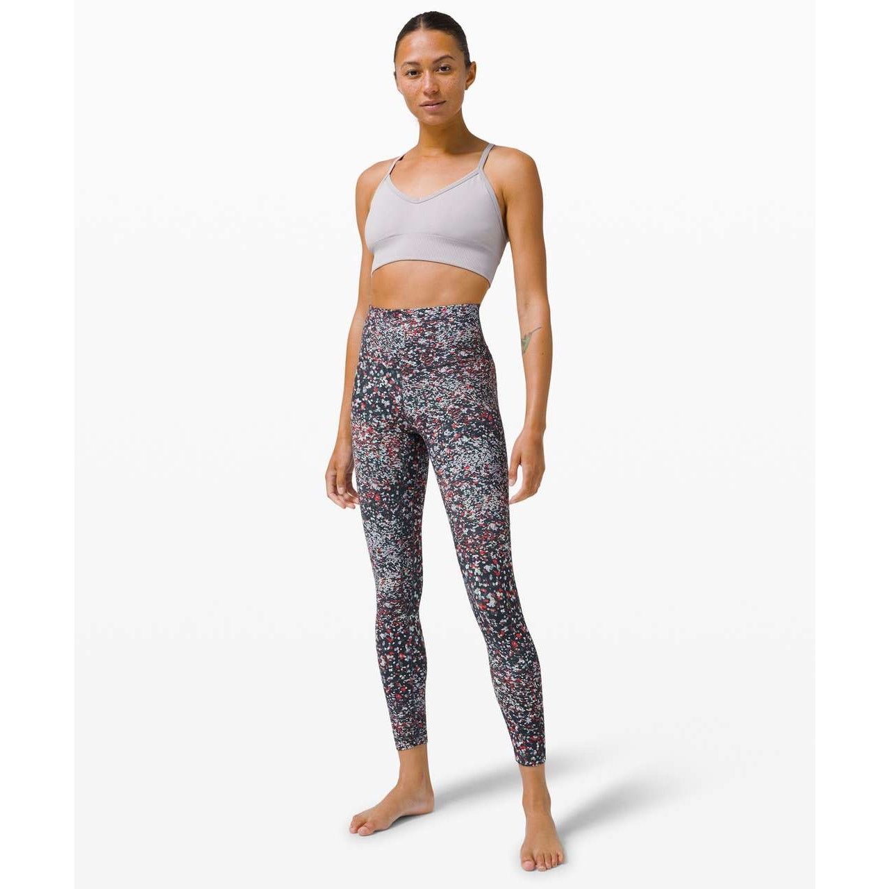 Lululemon Lululemon Align Pant 25" Water Blossom Multi Black Red Dots Size 26" / US 2 / IT 38 - 9 Thumbnail