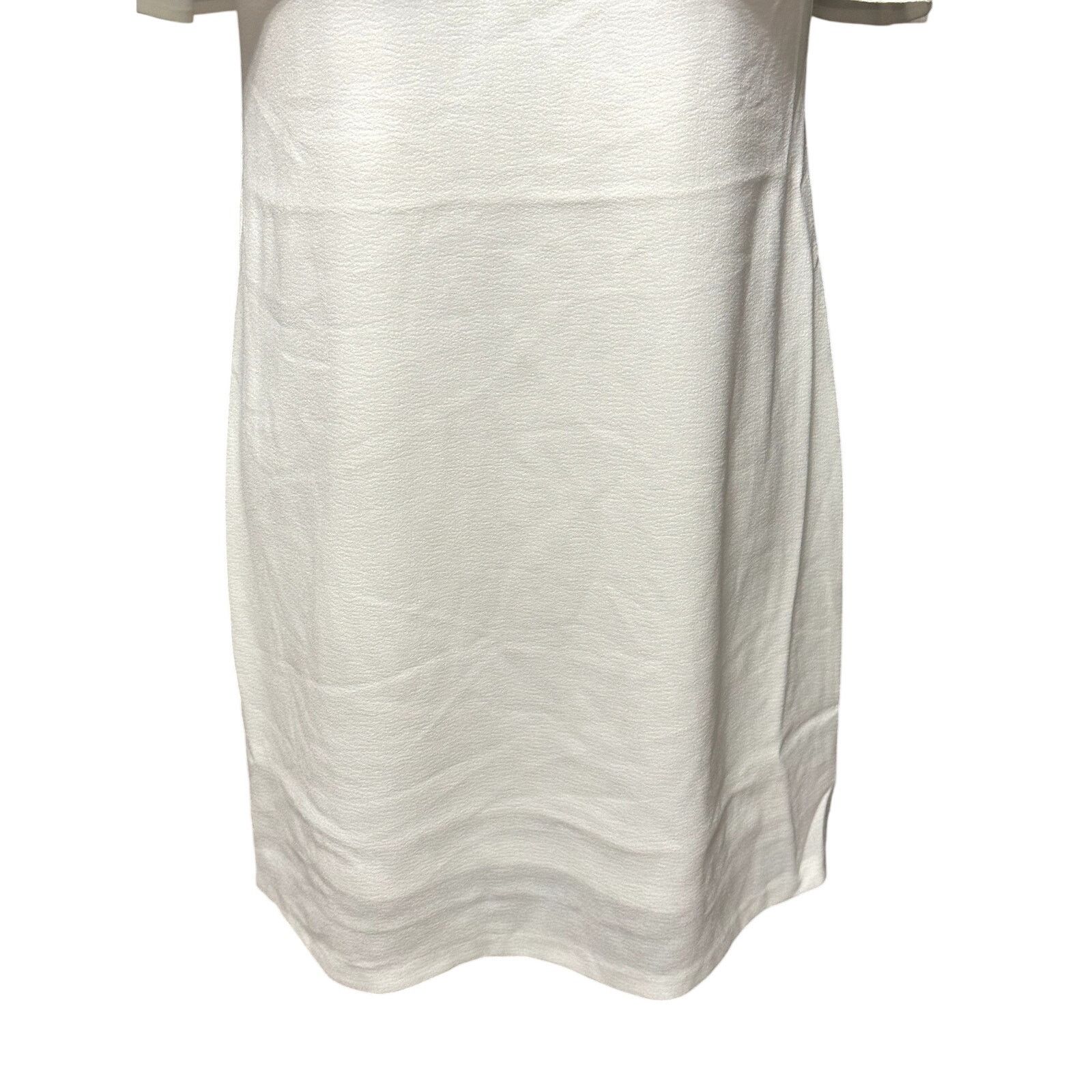 Other Charles Henry Mini Dress Ruffle Off Shoulder Ivory XS NWOT Size XS / US 0-2 / IT 36-38 - 4 Thumbnail