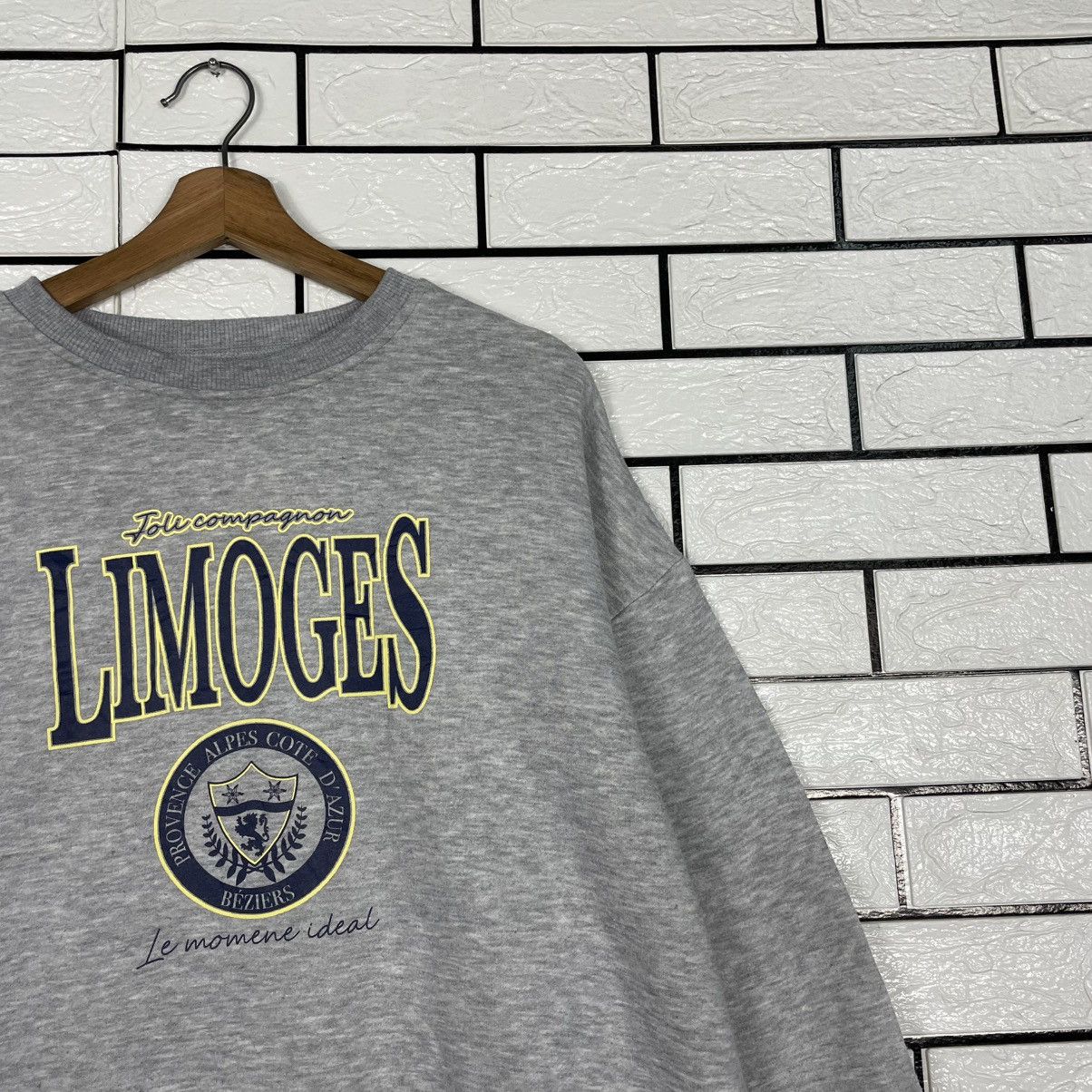 Japanese Brand Japanese Brand Limoges Big Logo Sweatshirt Size US M / EU 48-50 / 2 - 5 Thumbnail
