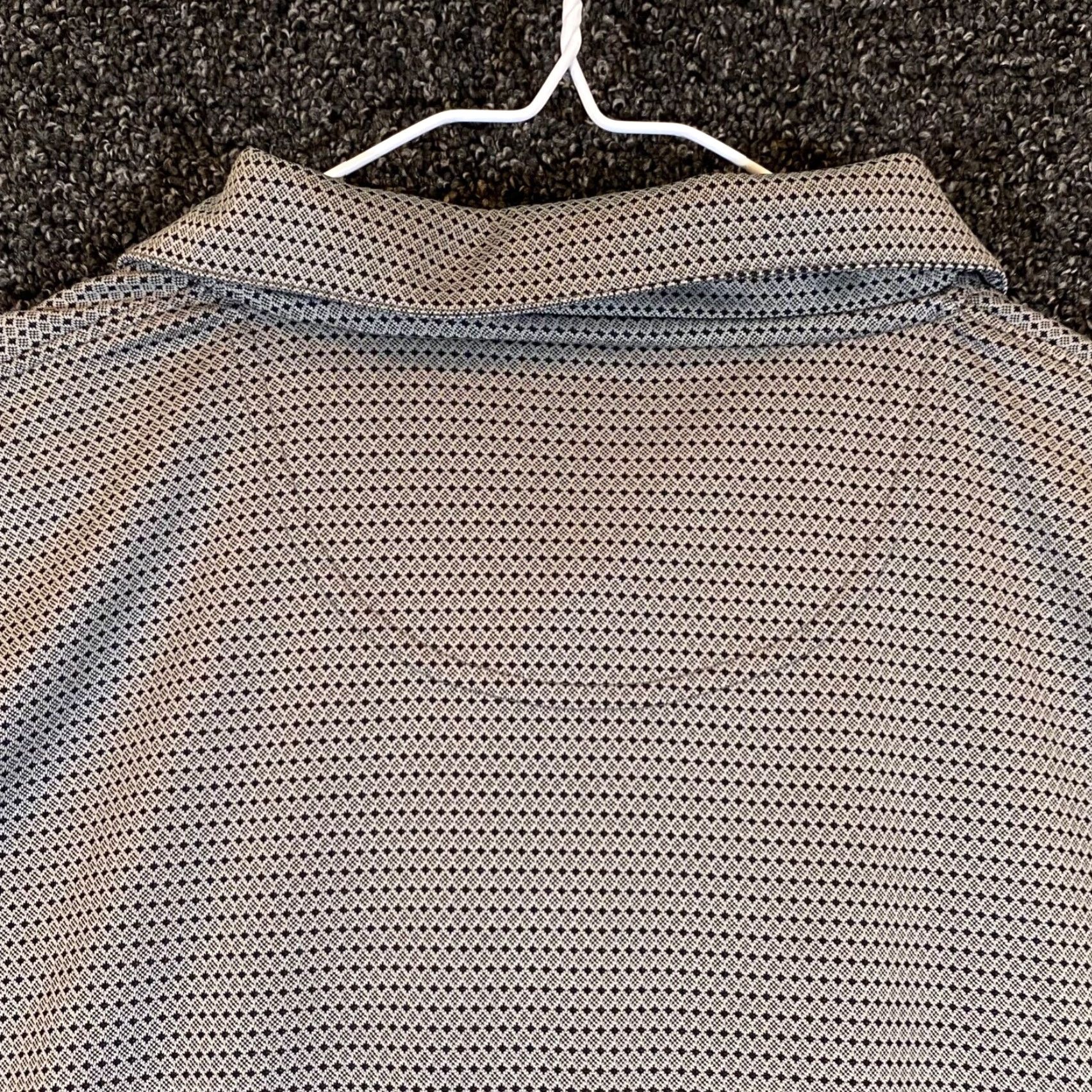 Vintage Snake Eyes Polo Men L Gray Diamond Print Golf Shirt Short Sleeve Size US L / EU 52-54 / 3 - 7 Thumbnail