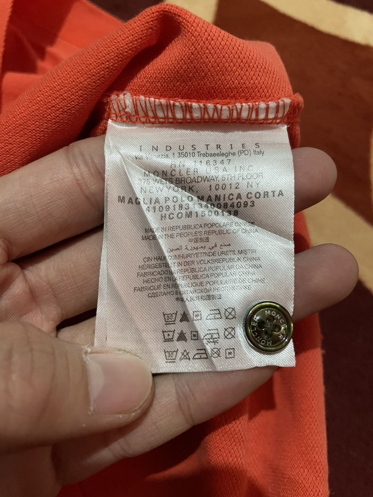 Moncler Moncler poloshirt Size US M / EU 48-50 / 2 - 3 Thumbnail