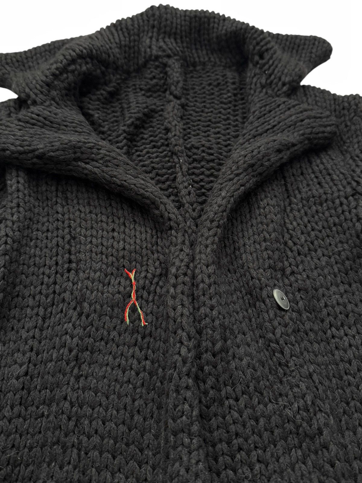 Greg Lauren 2012 OG “The Chunky Loner” Knitter Jacket (Cashmere Alpaca) Size US XS / EU 42 / 0 - 5 Thumbnail