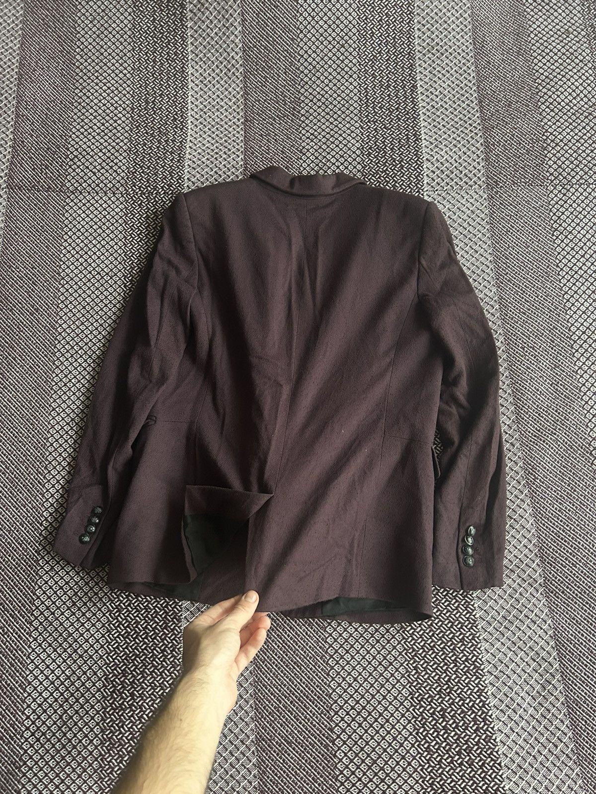 The Kooples The Kooples Viscose Women Burgundy Blazer Sz 40 Solid Style Size S / US 4 / IT 40 - 12 Thumbnail