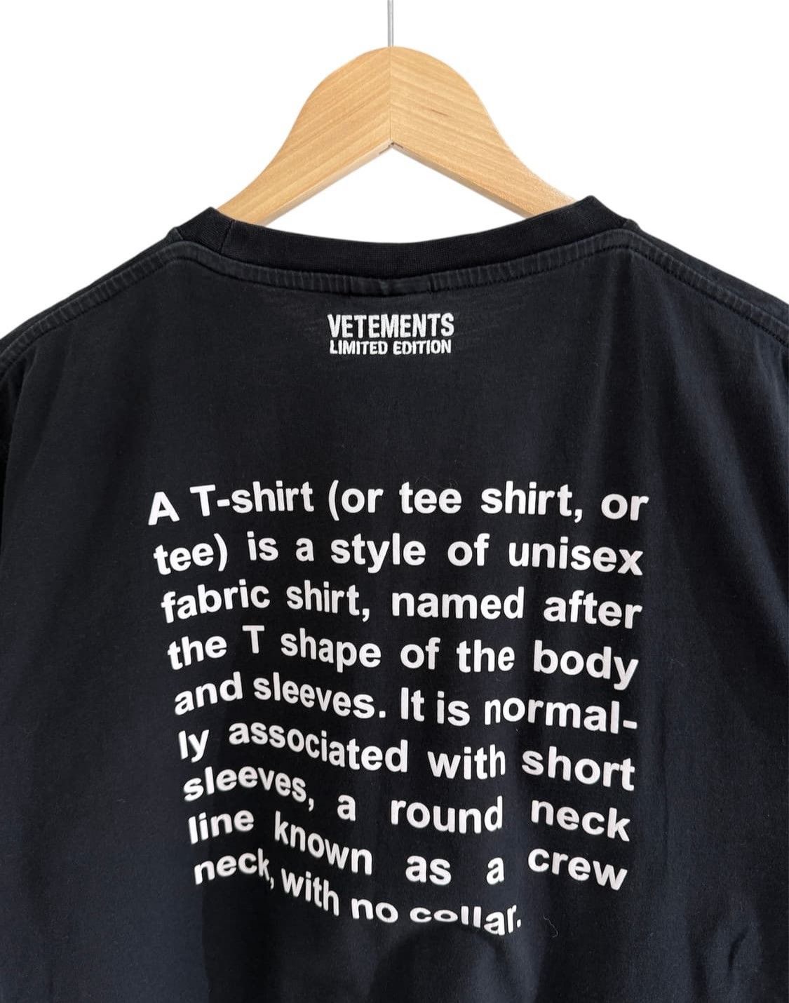 Vetements Vetements Hanes "T-Shirt Definition" Tee Size US XS / EU 42 / 0 - 4 Thumbnail