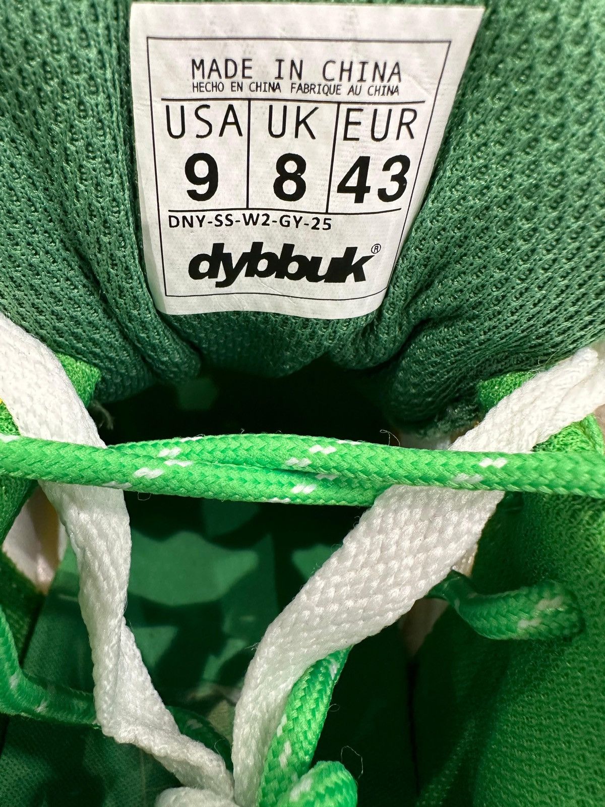Dybbuk DYBBUK - Vortex V.2 Sneakers Yellow Green Size US 9 / EU 42 - 6 Thumbnail