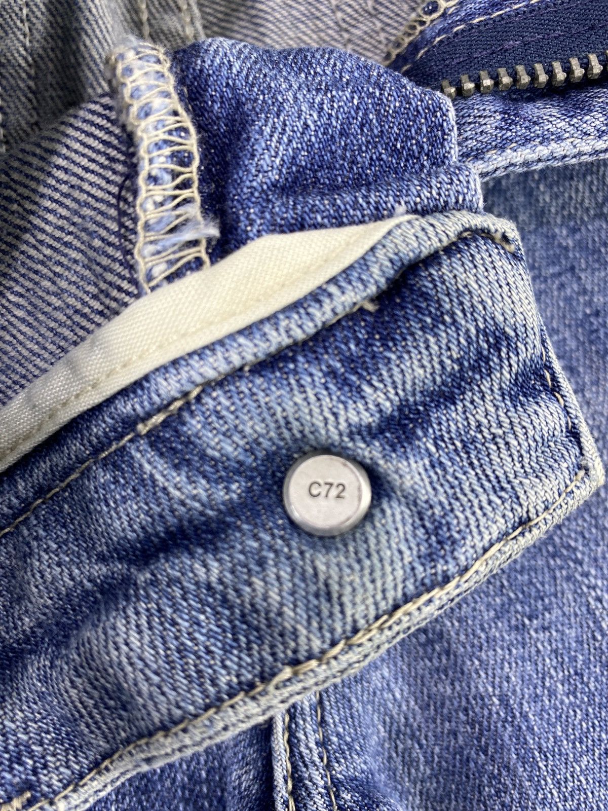Levi's Vintage Levis Perfect Body Flare Blue Wash Jeans - J1024 Size 25" / US 0 / IT 36 - 9 Thumbnail