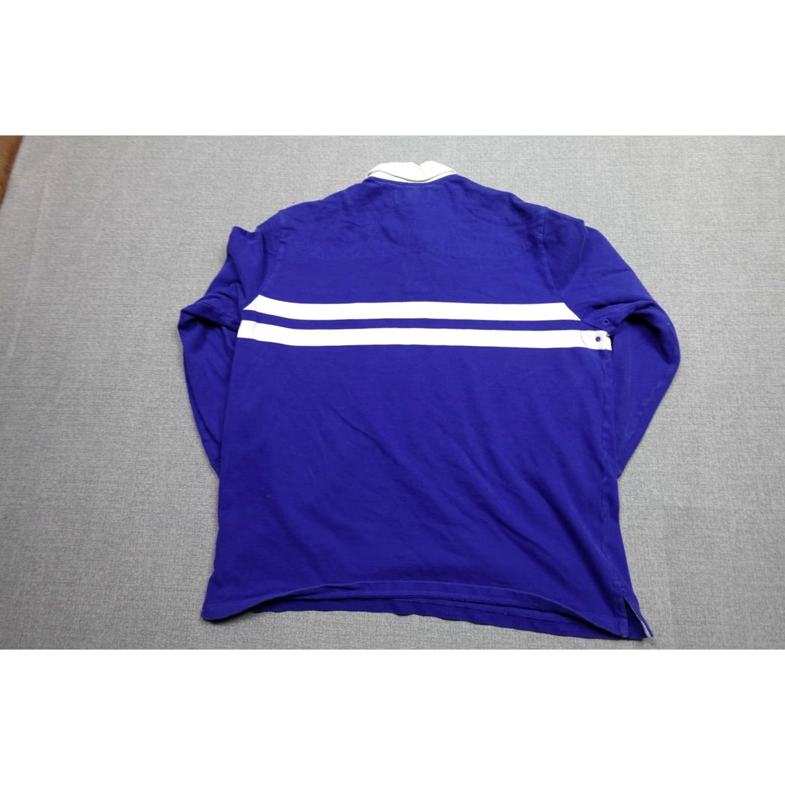 Ralph Lauren Ralph Lauren Polo Rugby Polo Mens XL Blue Quilted Striped Polo Polo Ralph Lauren Rugby Polo Mens XL Blue Quilted Striped Retro Socks? Size US XL / EU 56 / 4 - 6 Thumbnail