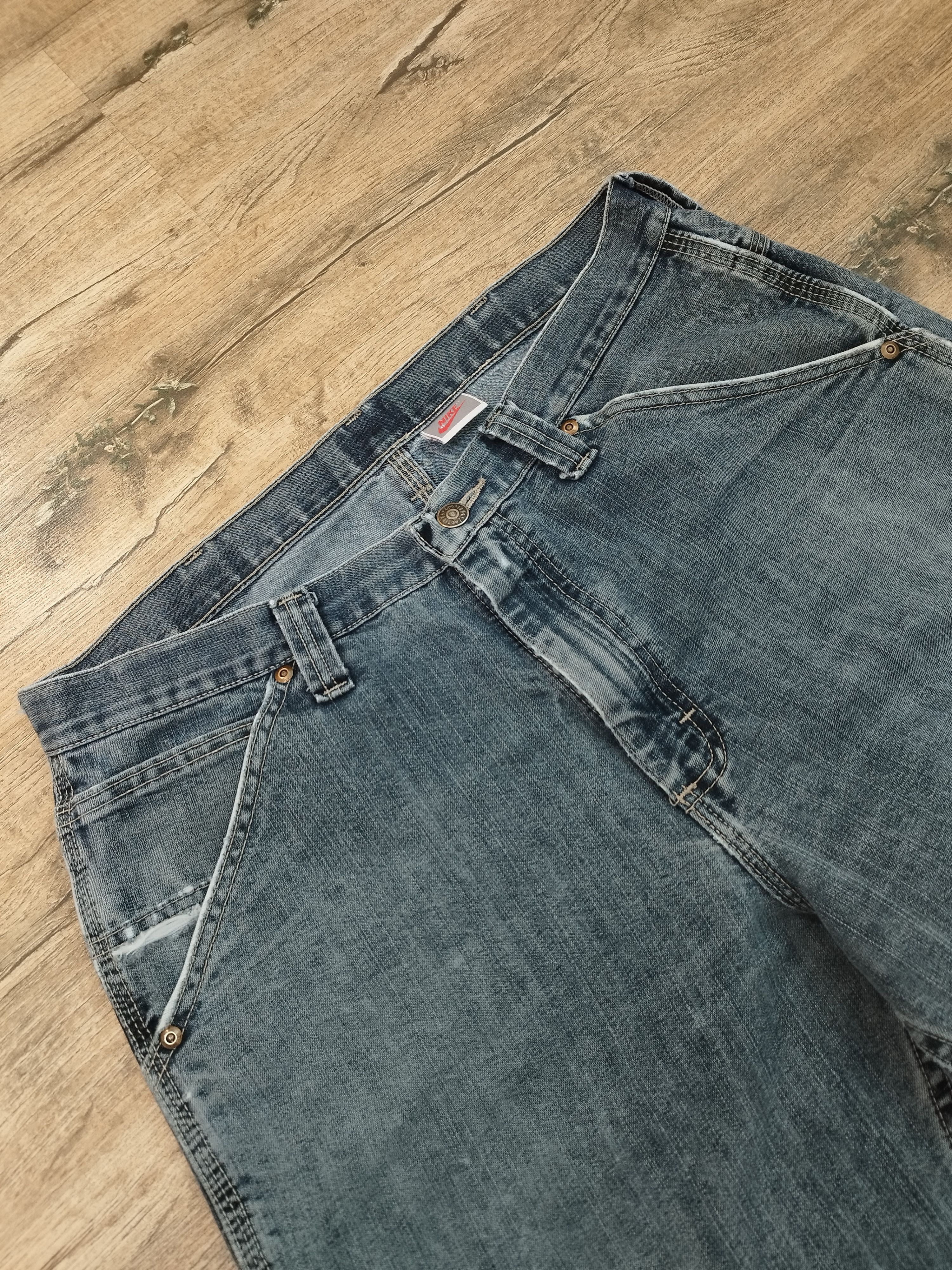 Lee Vintage 90s Nike Court Reworked Lee Carpenter Baggy Jeans Size US 34 / EU 50 - 9 Thumbnail