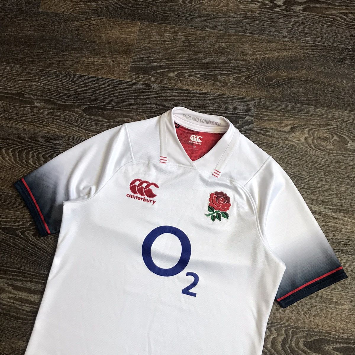 Vintage Vintage O2 England Jersey T shirt Size M Size US M / EU 48-50 / 2 - 2 Thumbnail