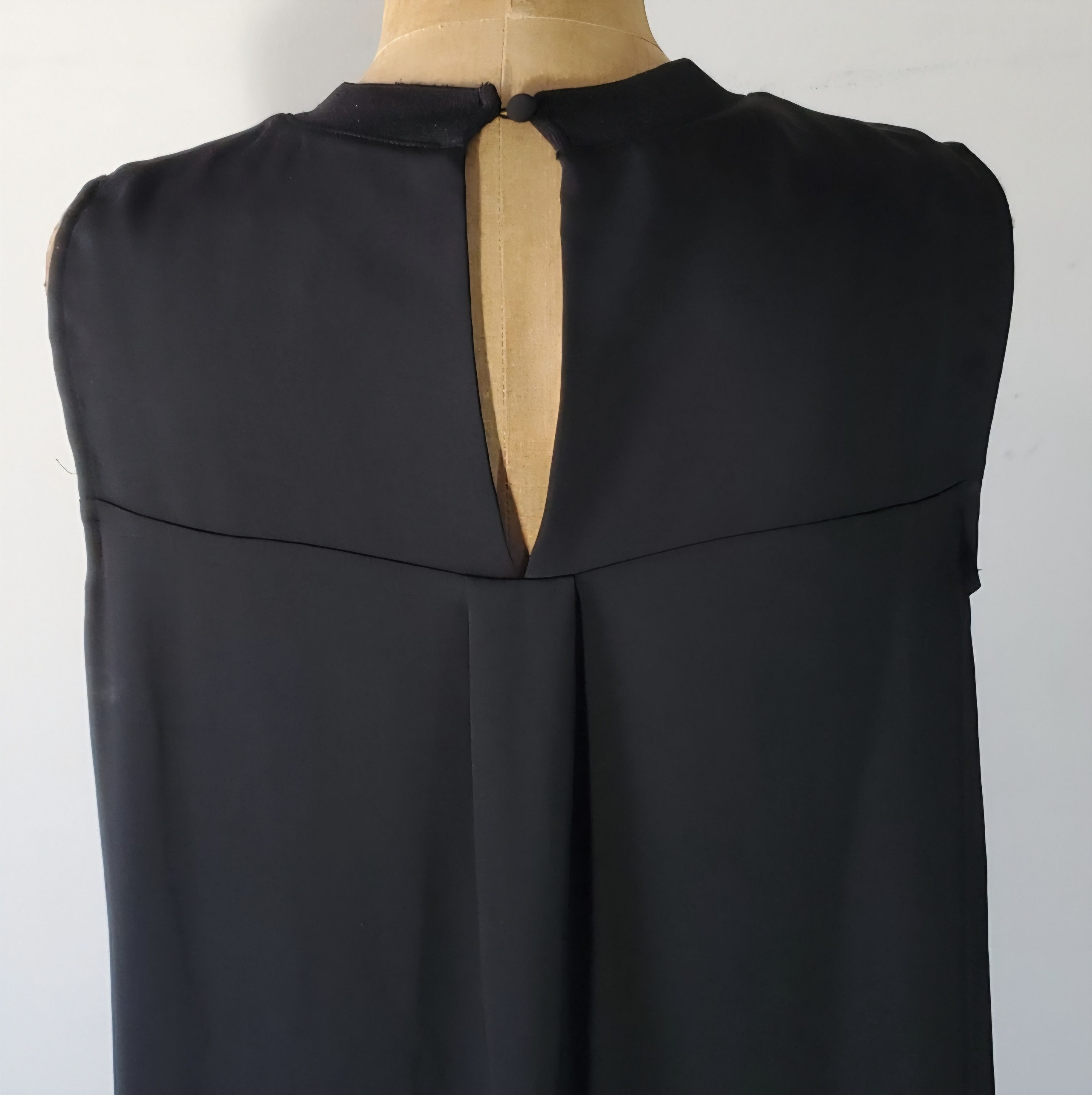 Other Coercion London Sz M Dress Black Swing Trapese Hi-low Hem Size M / US 6-8 / IT 42-44 - 6 Thumbnail