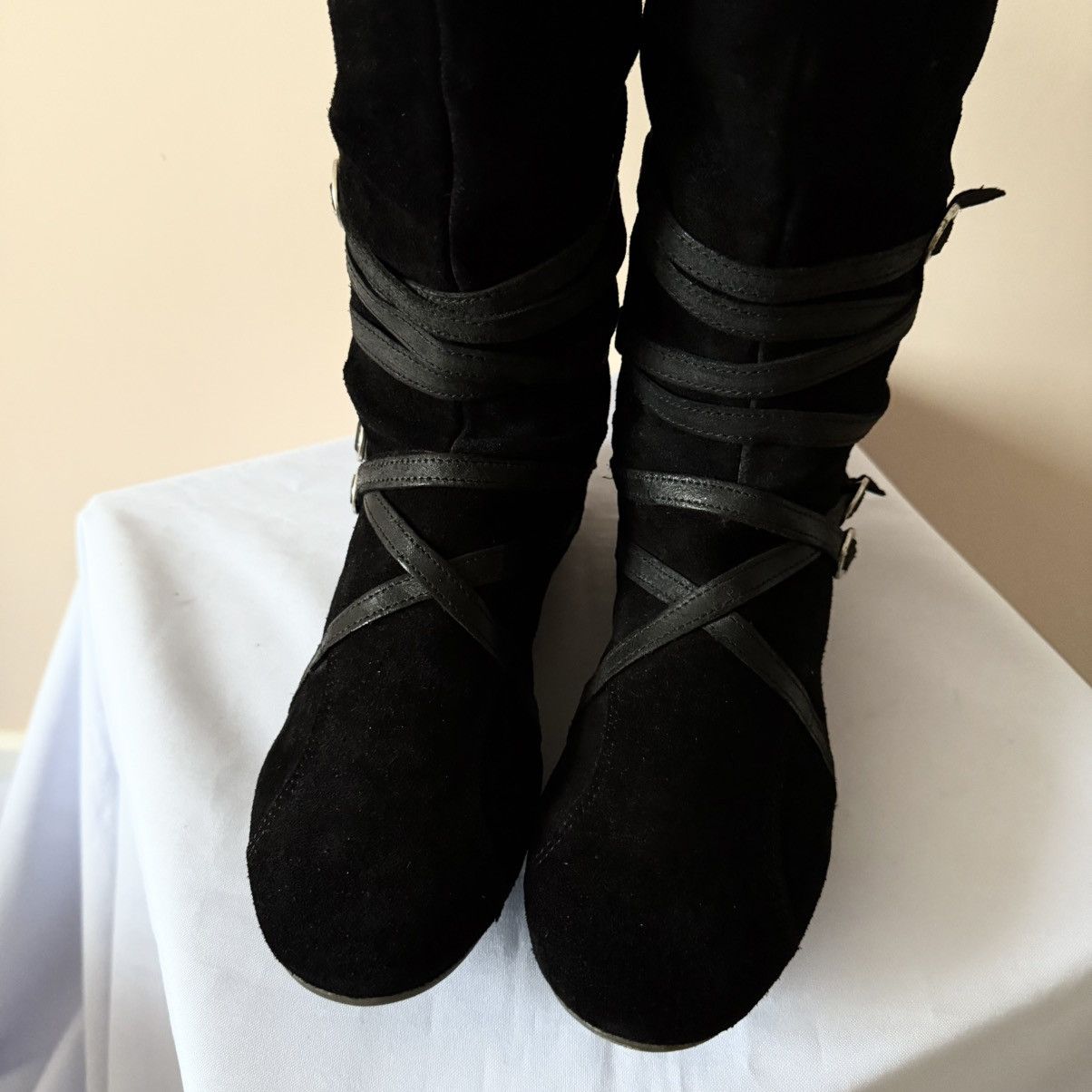 Dirk Bikkembergs Punk Kickers Straps Boxing Biker Boots Bikkembergs Rick Vibe Size US 8 / IT 38 - 3 Thumbnail