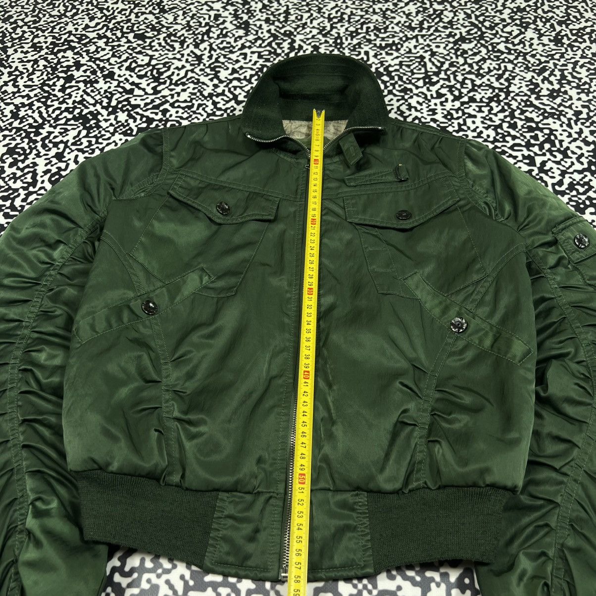Diesel Vintage Y2K Diesel Opium Oversize Bomber Jacket Size S / US 4 / IT 40 - 23 Thumbnail