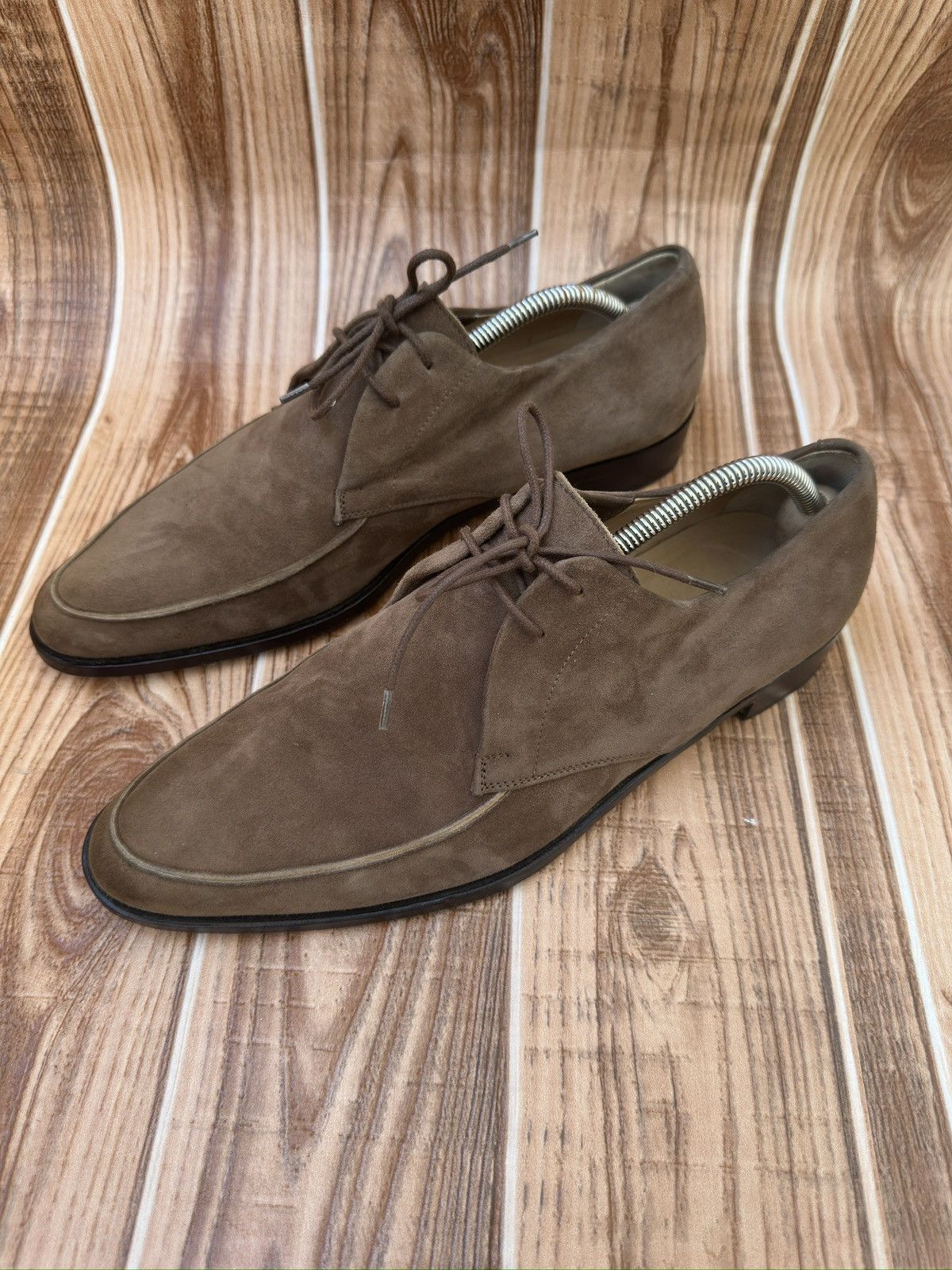 Helmut Lang × Vintage Helmut Lang Brown Derbies. Size US 9 / EU 42 - 3 Thumbnail