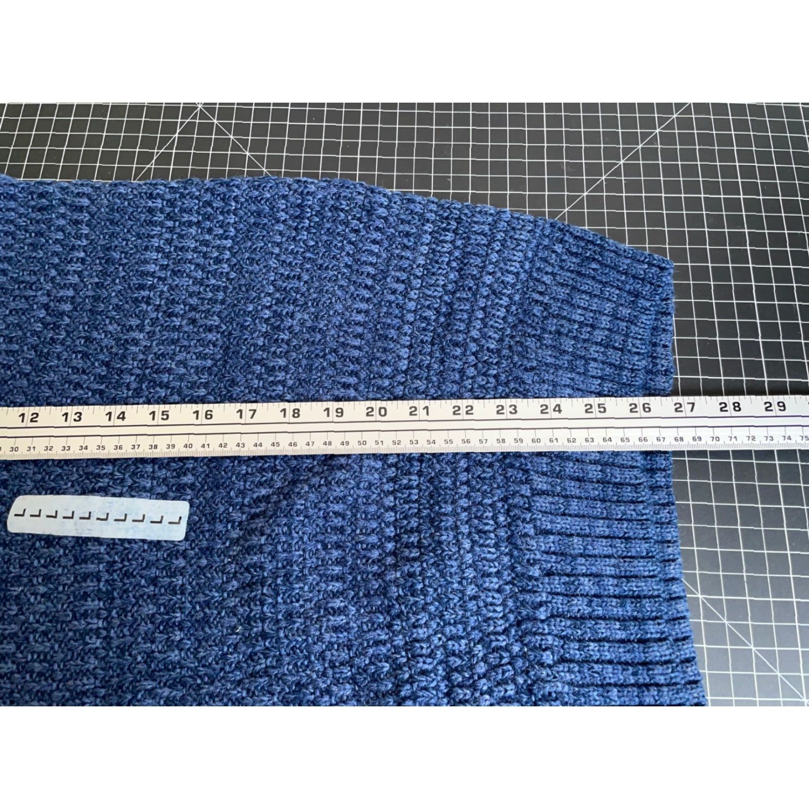 Sears VINTAGE Sears Men's Sweater Chunky Knit Crewneck L Blue Casual 90s Retro Heavyweight USA Size US L / EU 52-54 / 3 - 6 Thumbnail