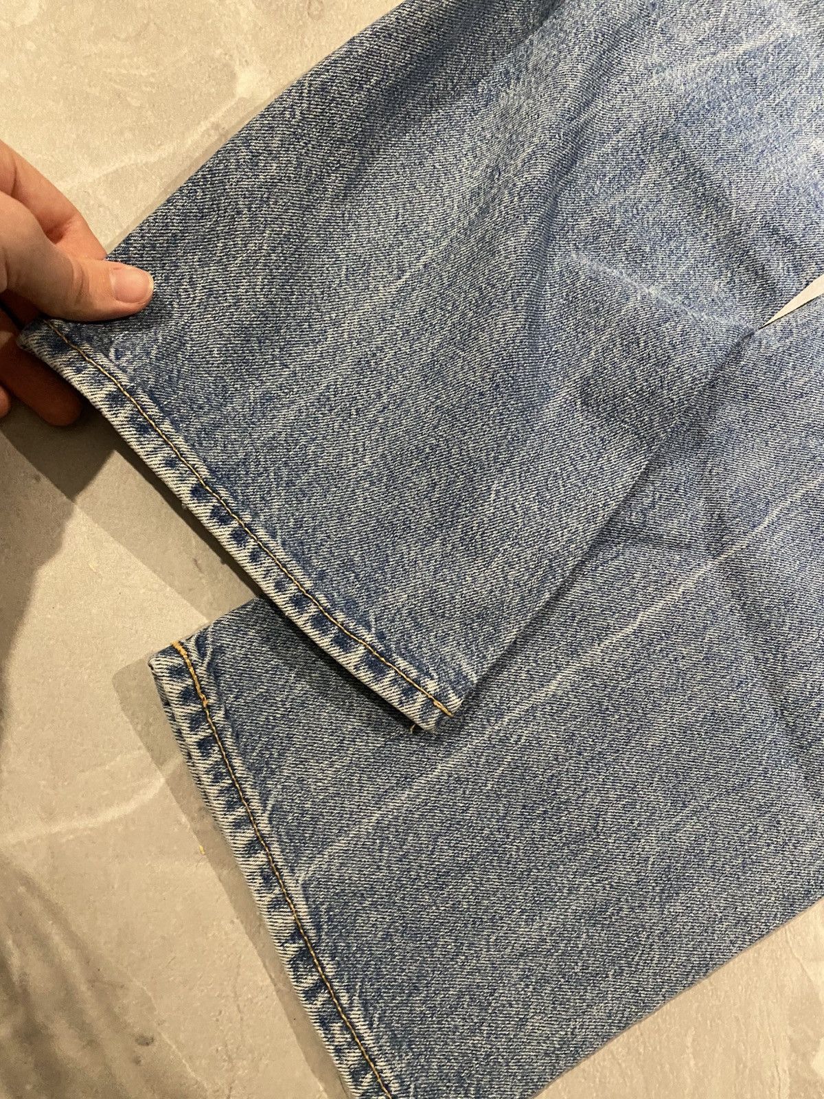 Vintage Crazy Washed Lightblue Rare Avan Destroyed Wide Leg / Y2K Size US 33 - 6 Thumbnail