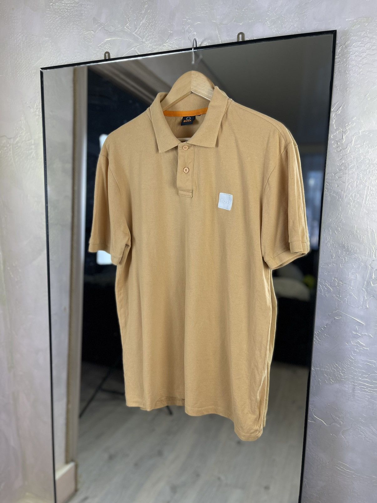Hugo Boss Hugo Boss Orange Pique Polo with Square Logo Patch Size US XXL / EU 58 / 5 - 1 Thumbnail