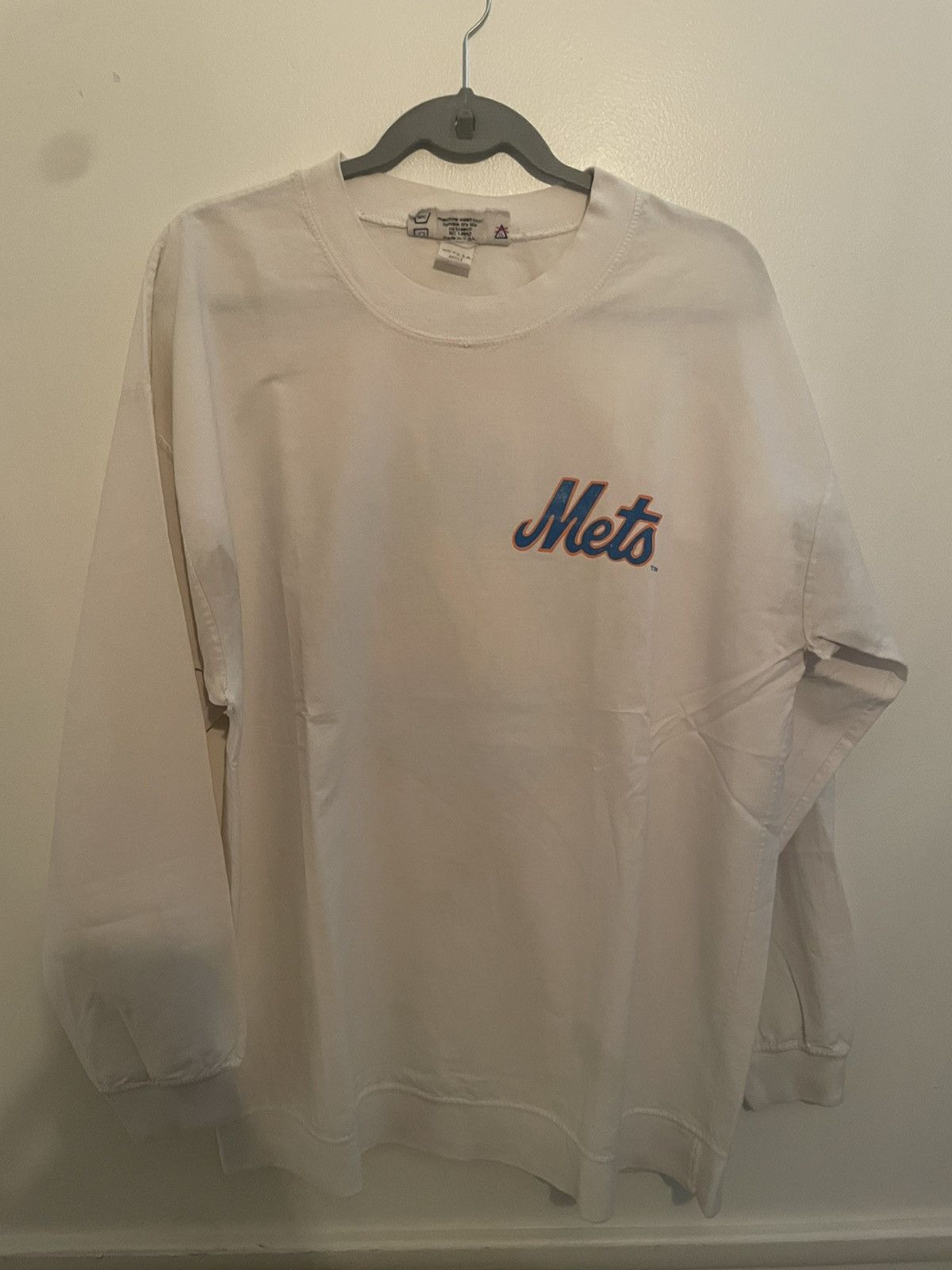 MLB Vintage Mets Long Sleeve Graphic Tee • XL Size US XL / EU 56 / 4 - 1 Thumbnail