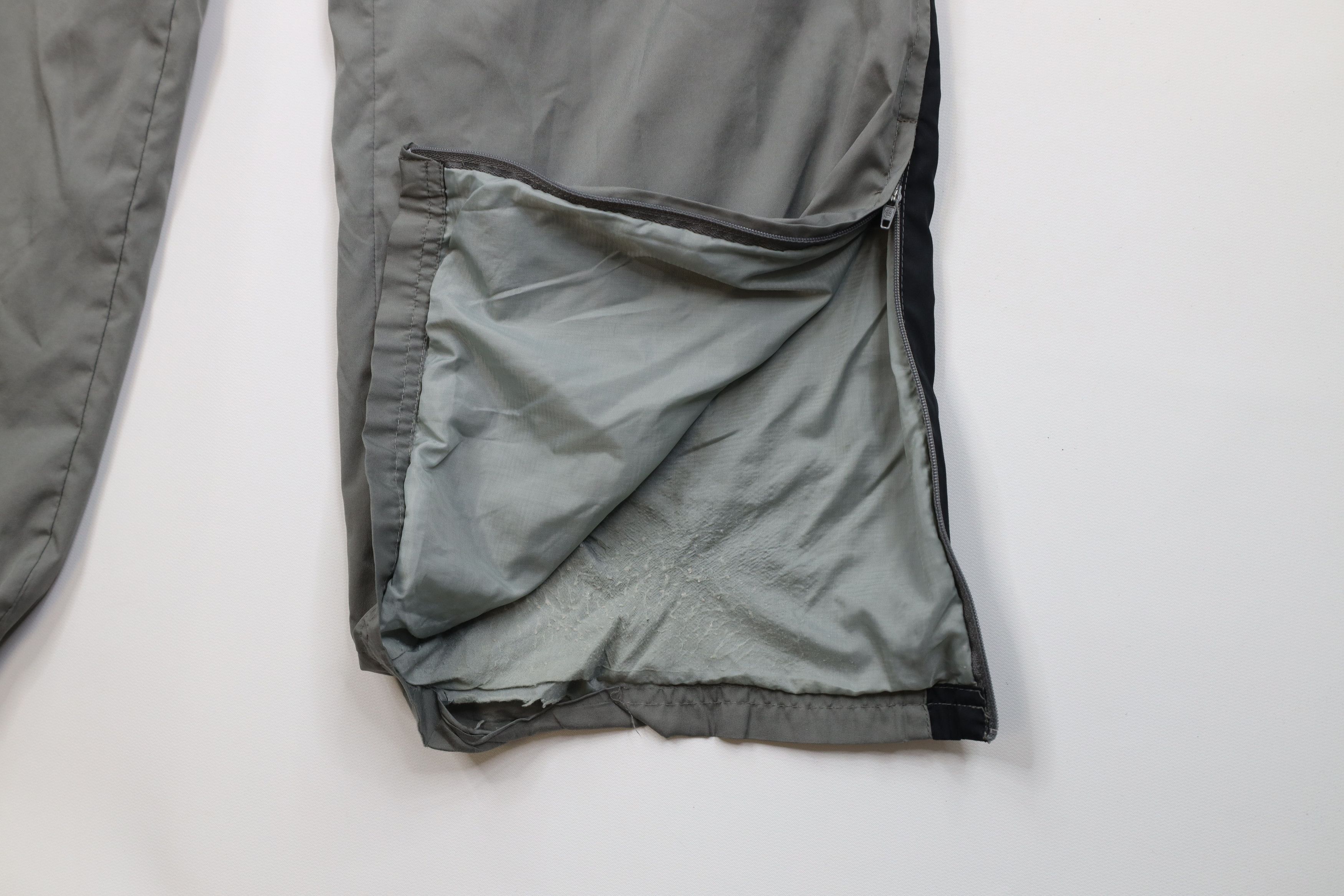 Reebok Vintage 90s Y2K Reebok Lined Wide Leg Windbreaker Pants Gray Size US 36 / EU 52 - 6 Thumbnail