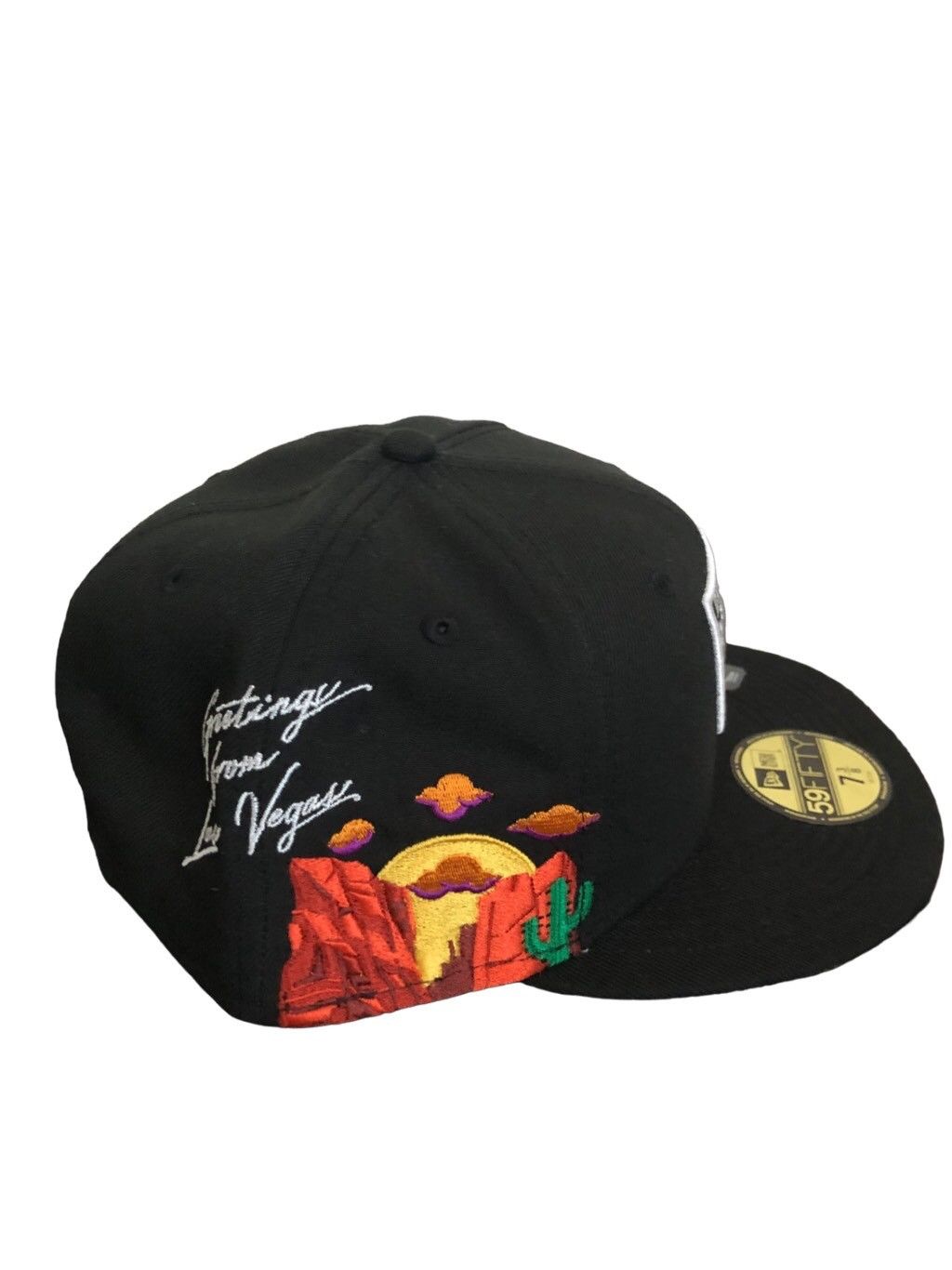 New Era New Era Las Vegas Raiders Greetings 59Fifty Hat Size 7 3/8 Size ONE SIZE - 3 Thumbnail