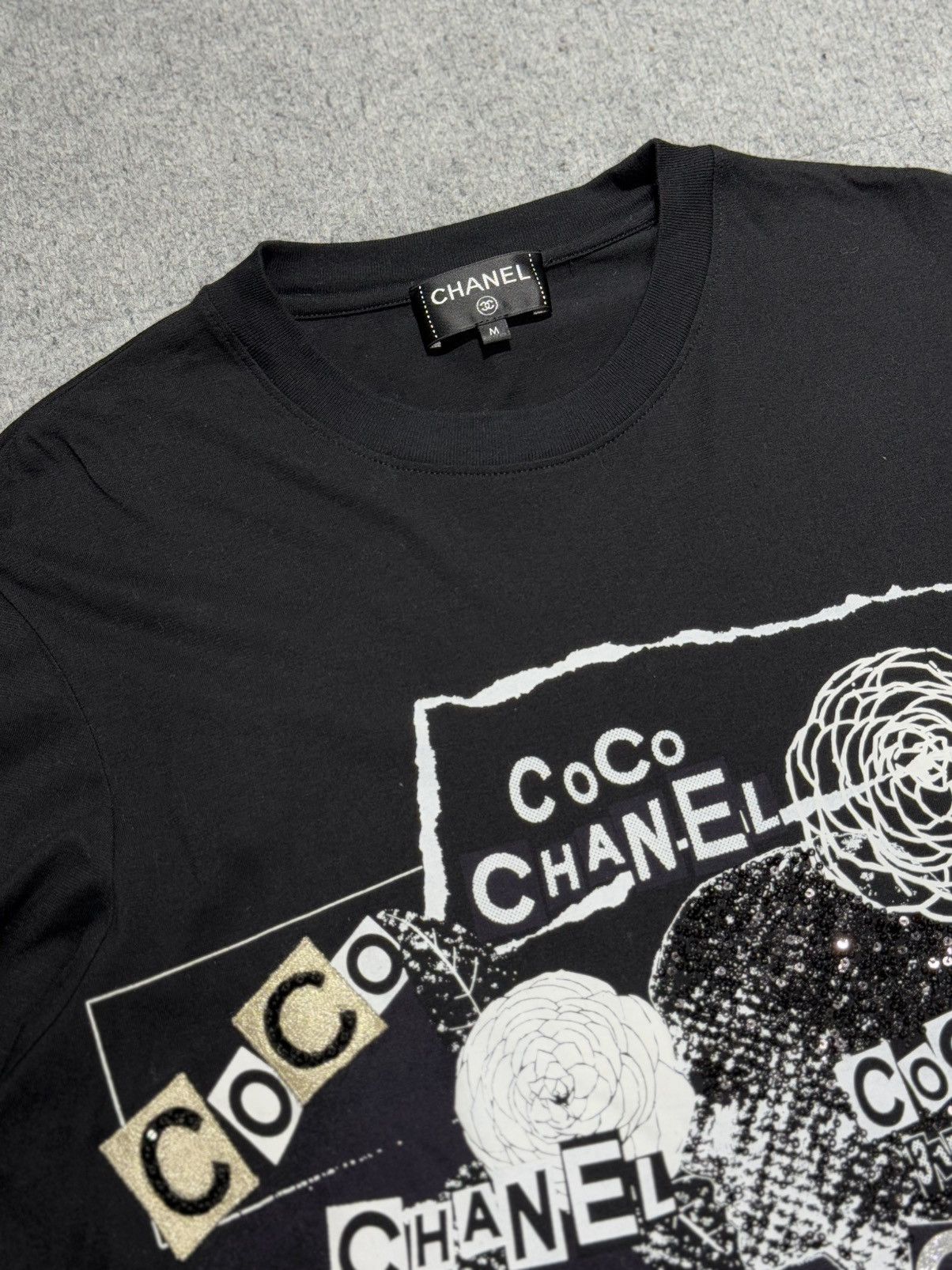 Chanel Coco Chanel - 20P Embellished Sweatshirt Size M / US 6-8 / IT 42-44 - 7 Thumbnail