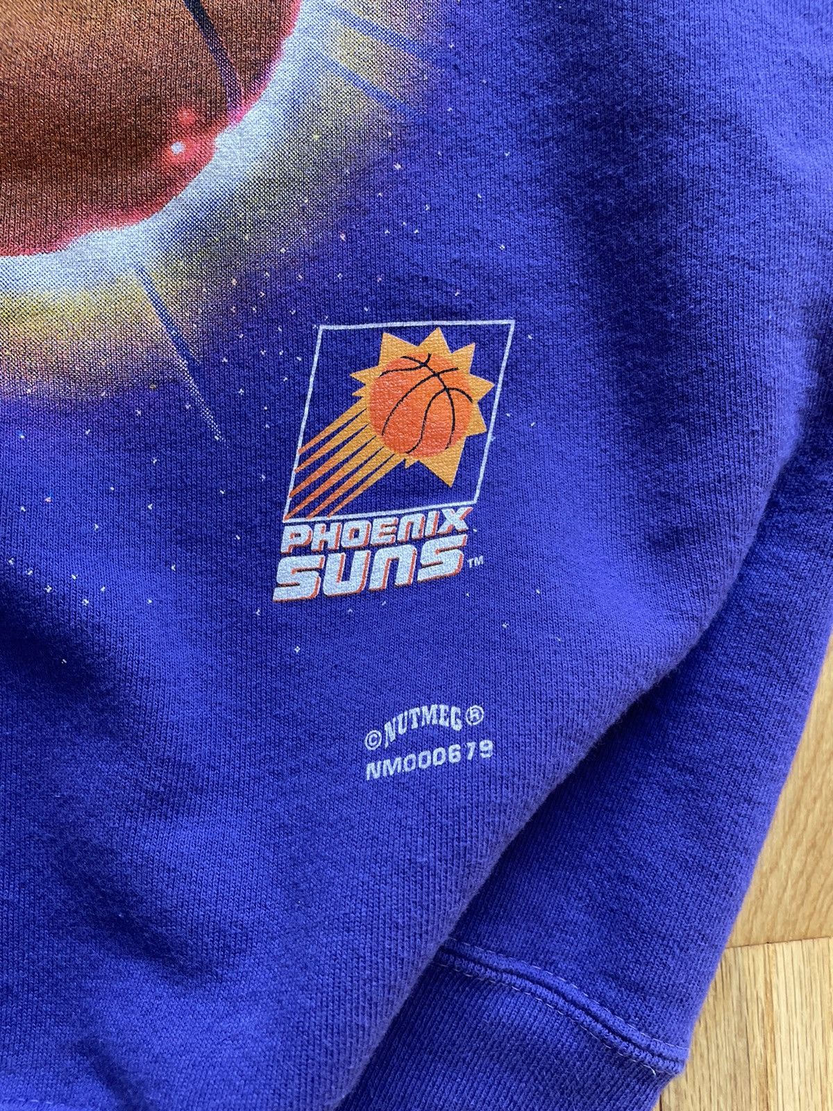 Nutmeg Phoenix Suns Nutmeg Mills Vintage 90s NBA Space Sweatshirt M Size US M / EU 48-50 / 2 - 6 Thumbnail