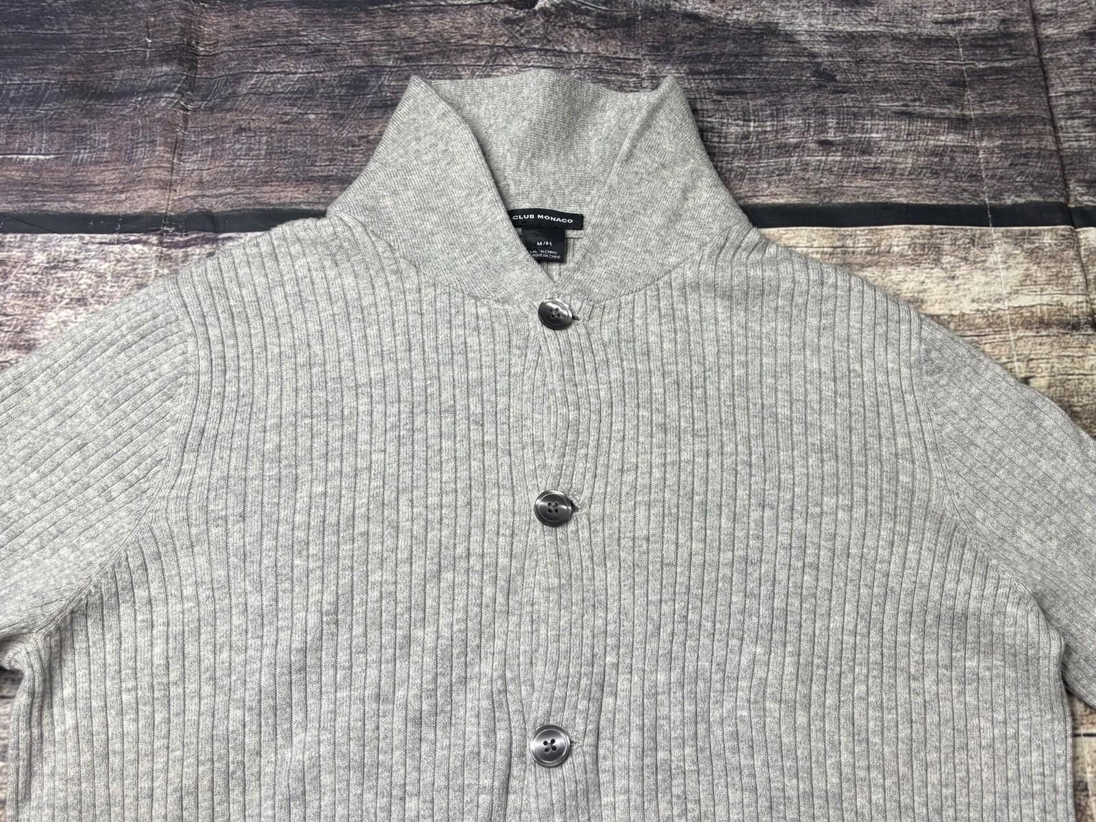 Club Monaco Club Monaco Cardigan Sweater Mens Small Wool Cotton Shawl Size US S / EU 44-46 / 1 - 4 Thumbnail