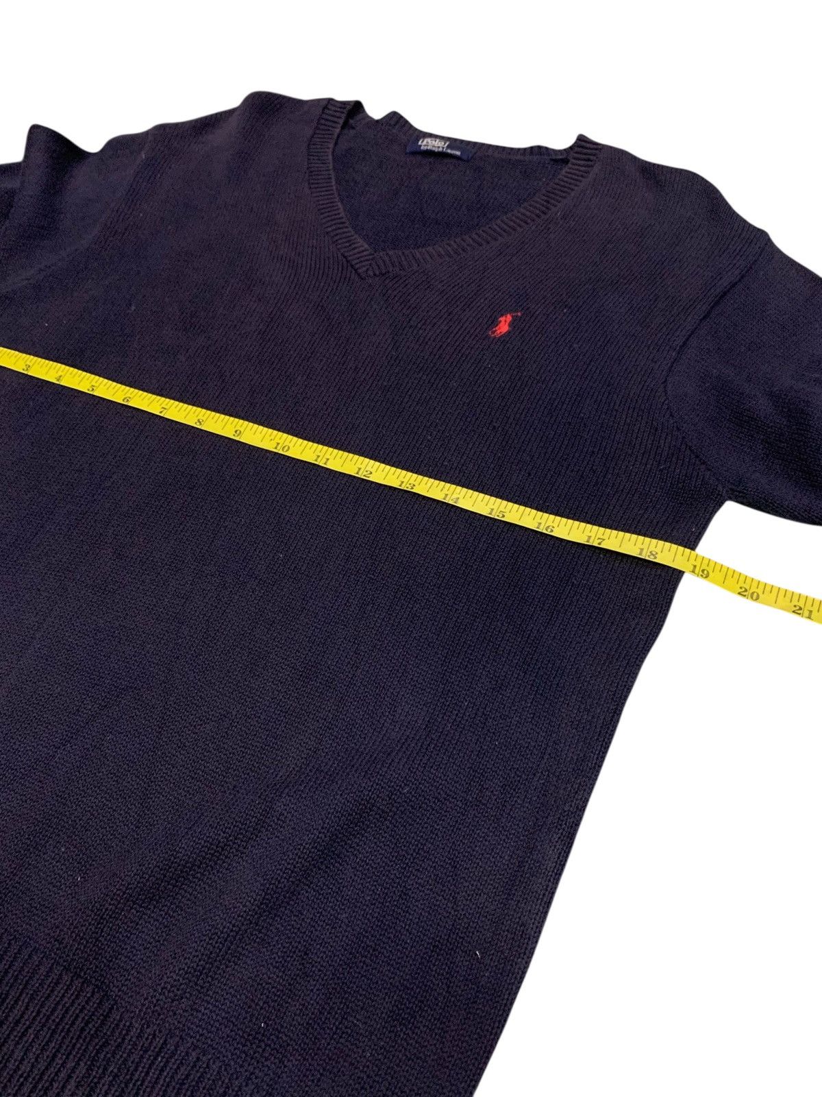 Polo Ralph Lauren Vintage 90's Polo Ralph Lauren V-Neck Small logo Knitwear Size M / US 6-8 / IT 42-44 - 10 Thumbnail