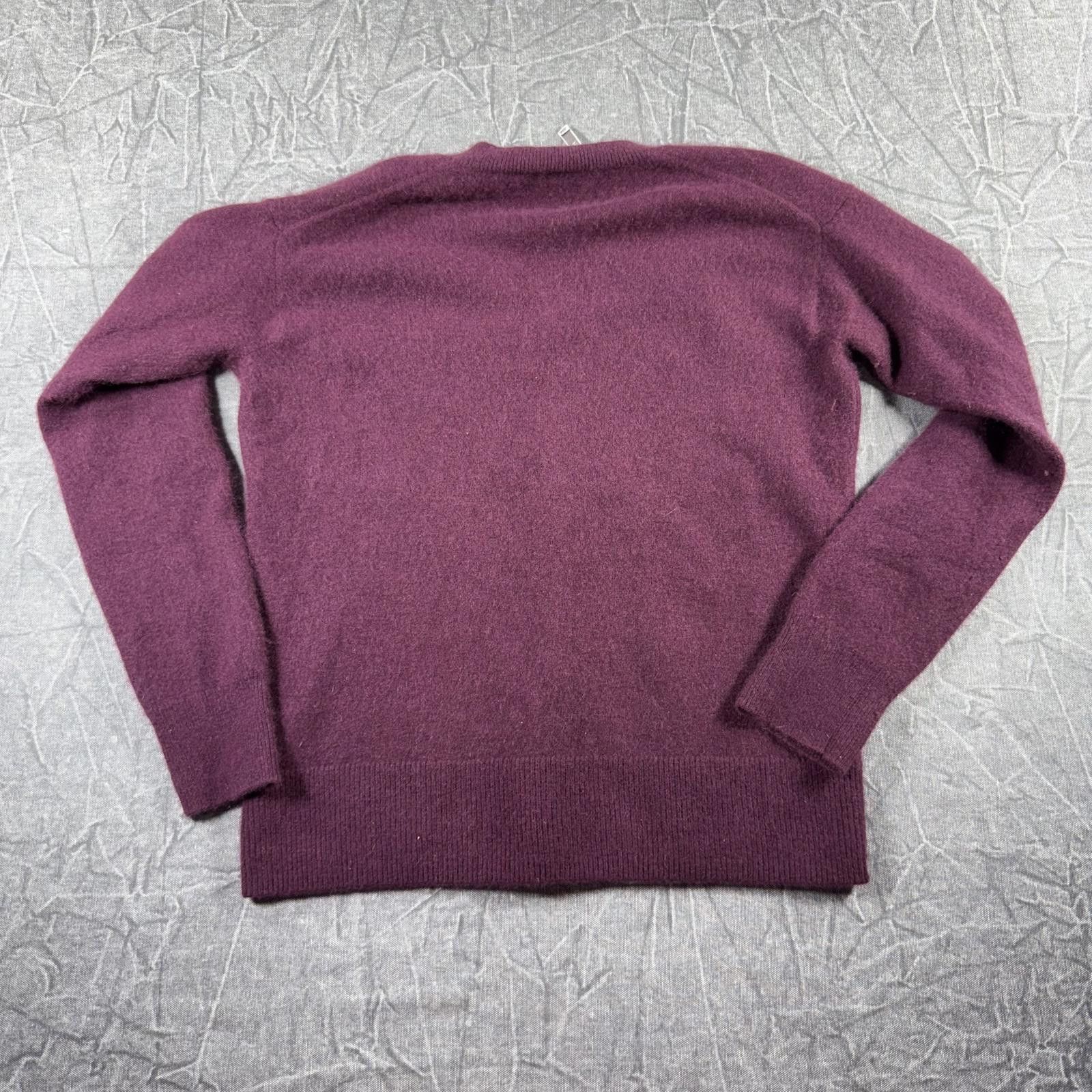Nordstrom Nordstrom Signature Sweater Women's XS Burgundy Cashmere Size XS / US 0-2 / IT 36-38 - 7 Thumbnail