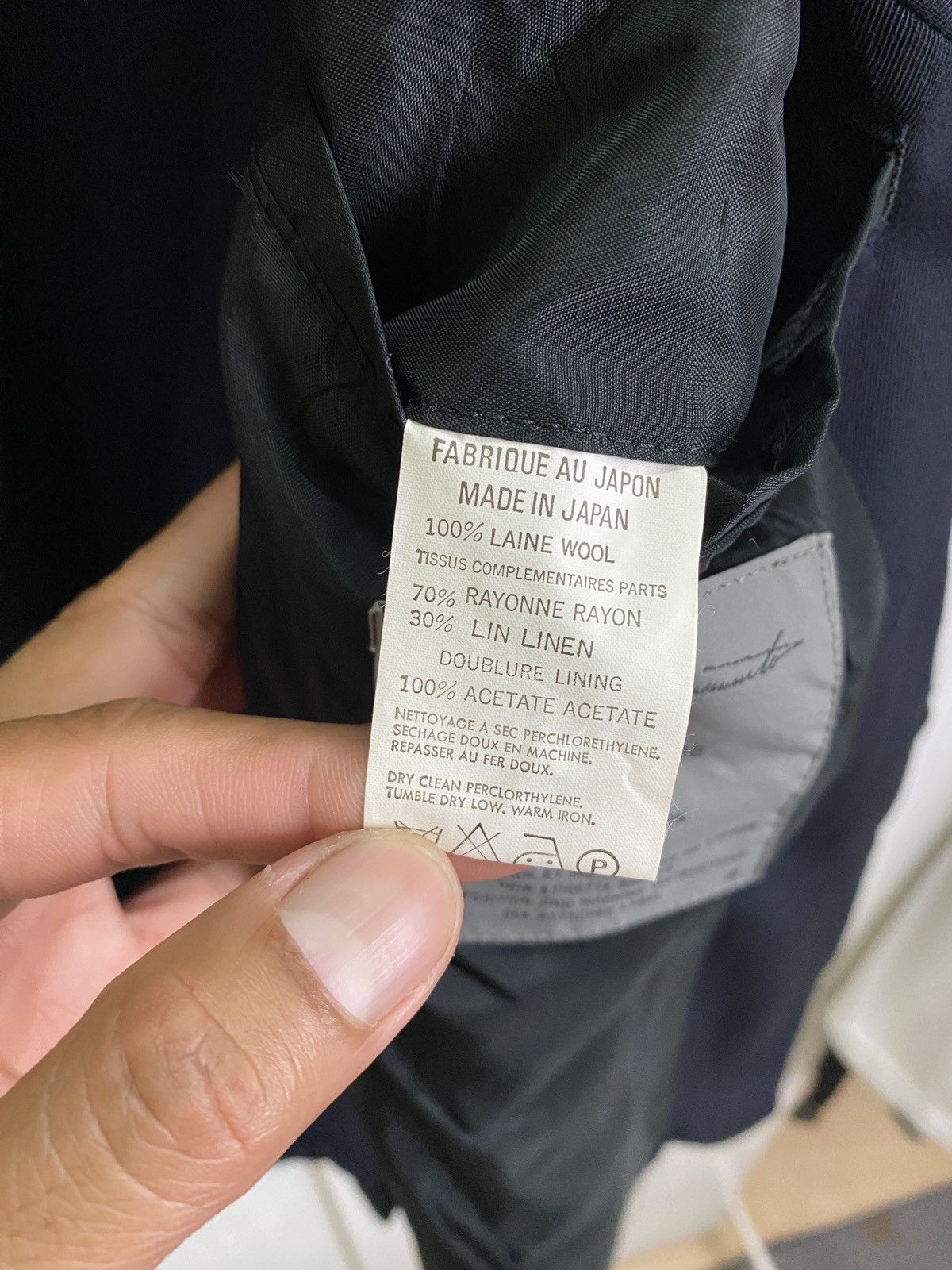 Yohji Yamamoto YOHJI YAMAMOTO POUR HOMME JAPAN Size 38L - 9 Thumbnail