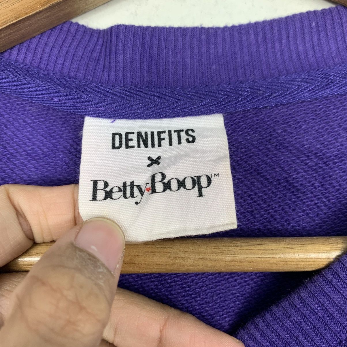 Japanese Brand Denifits x Betty Boop Crewneck Purple Sweatshirt Size US L / EU 52-54 / 3 - 11 Thumbnail