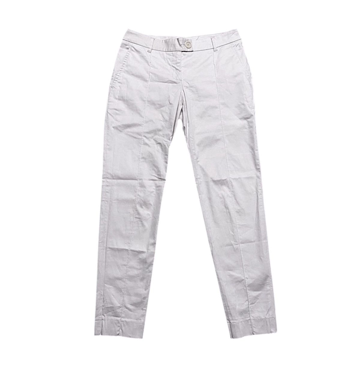 Moschino Women’s Moschino Cheap and Chic Beige Cotton Trousers Pants Size 28" / US 6 / IT 42 - 1 Thumbnail