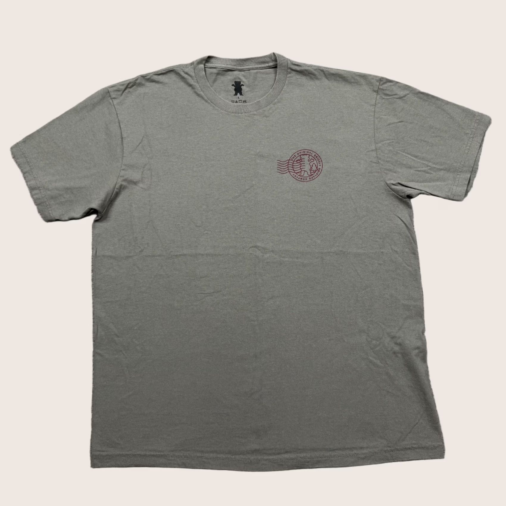 Vintage Grizzly Griptape T-Shirt Mens L Green Short Sleeve Streetwear Tee Size US L / EU 52-54 / 3 - 1 Thumbnail