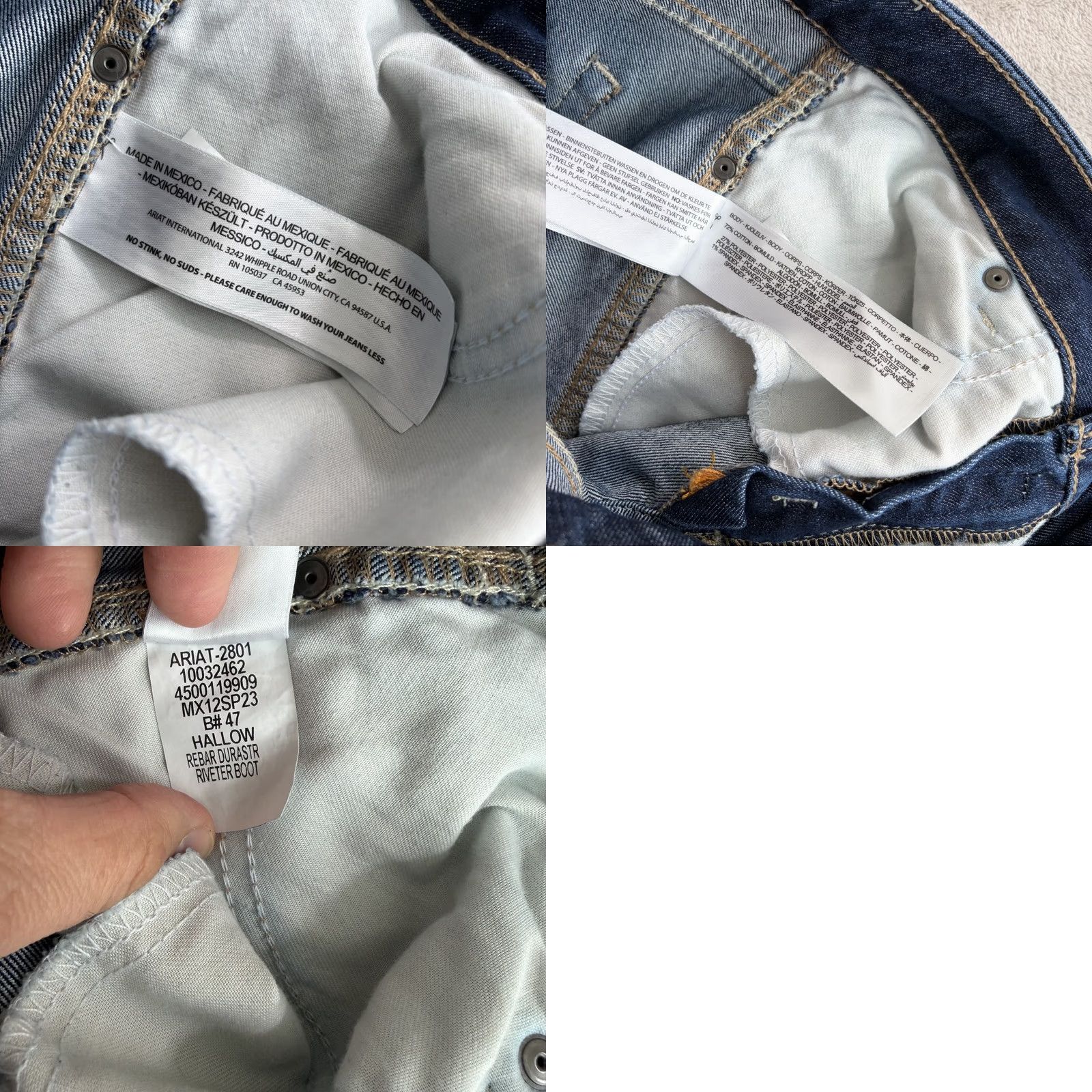 Ariat VINTAGE Ariat Jeans (No, not vintage) Size 30" / US 8 / IT 44 - 9 Thumbnail