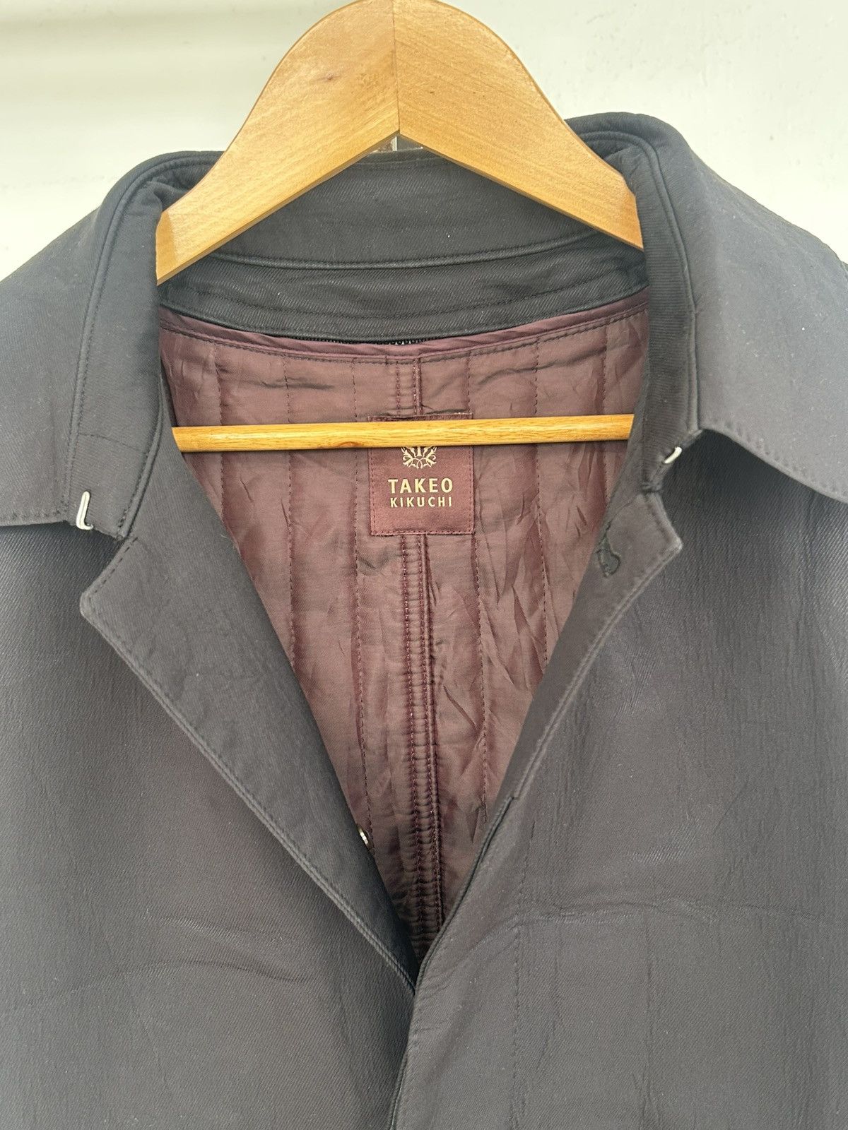 Takeo Kikuchi Takeo Kikuchi Vintage Long Blazer Black Size US L / EU 52-54 / 3 - 3 Thumbnail
