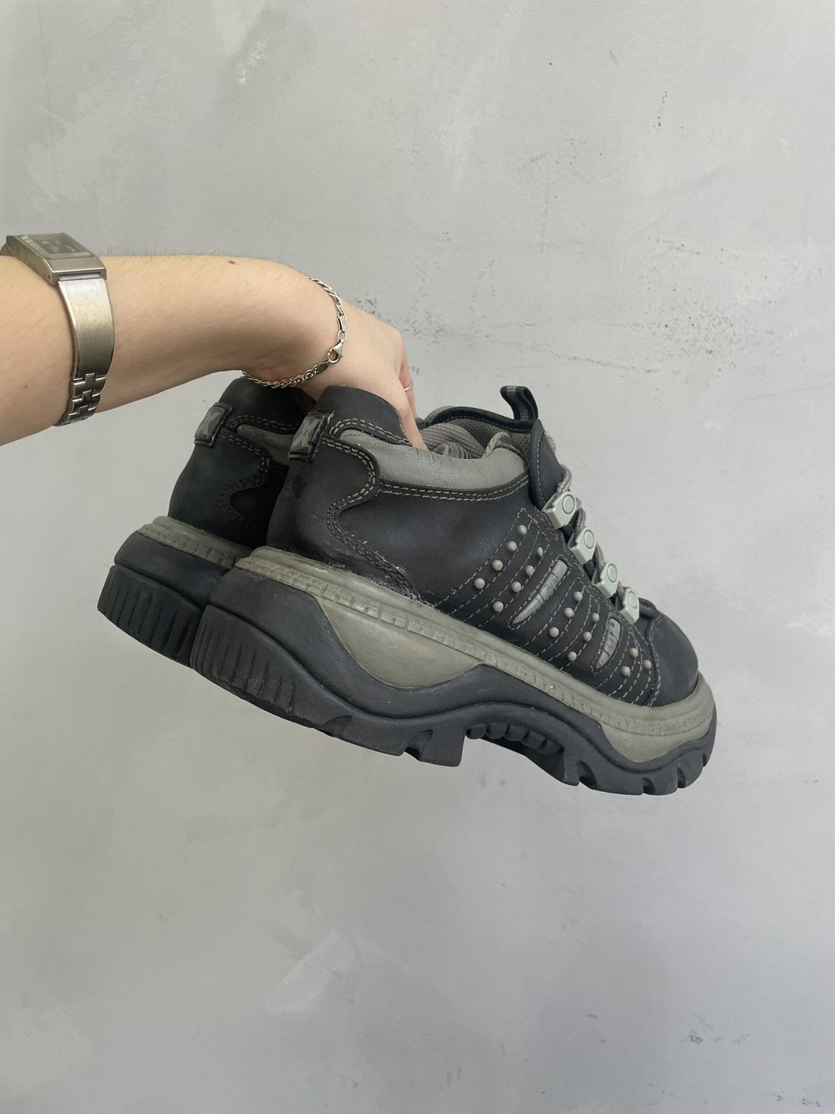 New Rock Platform boots hype leather shoes classic avant garde Size US 10 / EU 43 - 3 Thumbnail