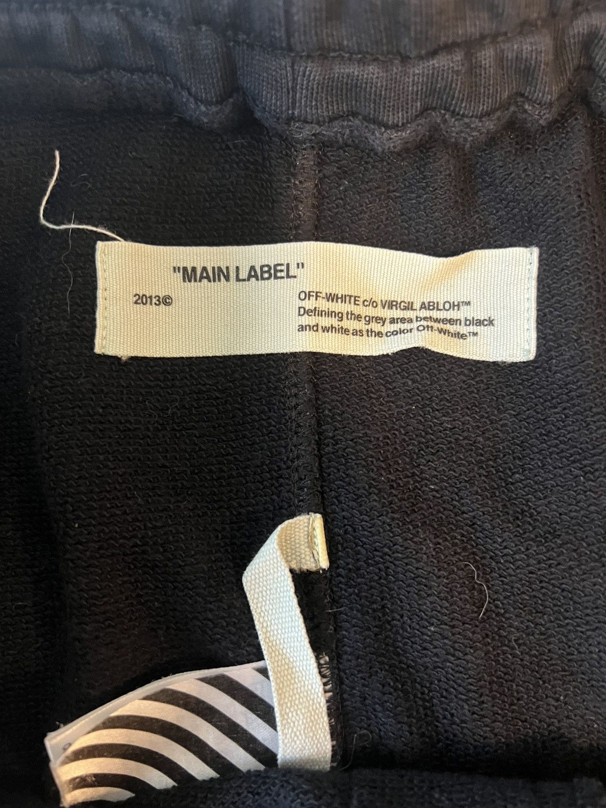 Off-White Off-White Black Sweatpants Size US 32 / EU 48 - 3 Thumbnail
