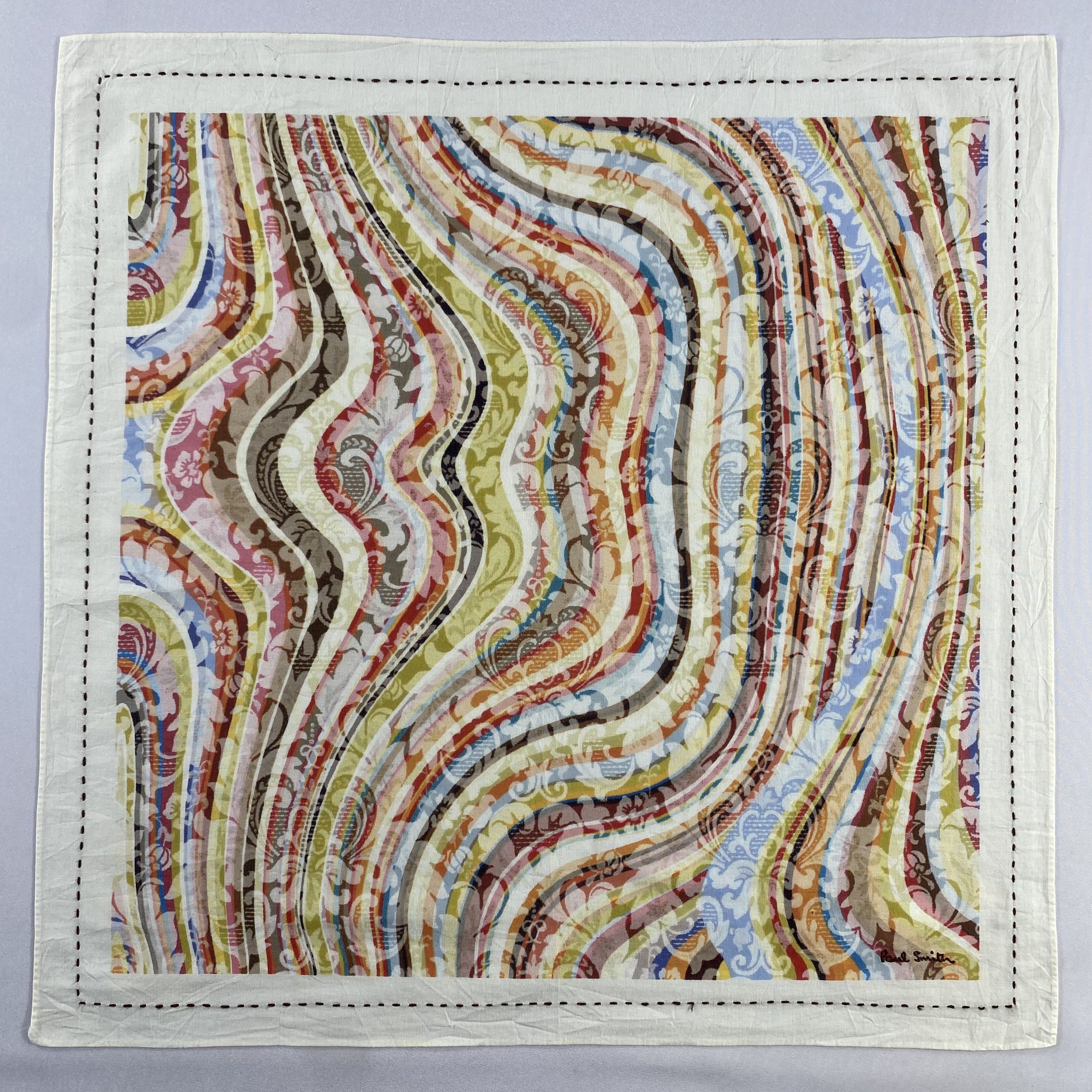 Paul Smith × Vintage Paul Smith Neckerchief / Bandana / Handkerchief-P1785 Size ONE SIZE - 1 Thumbnail