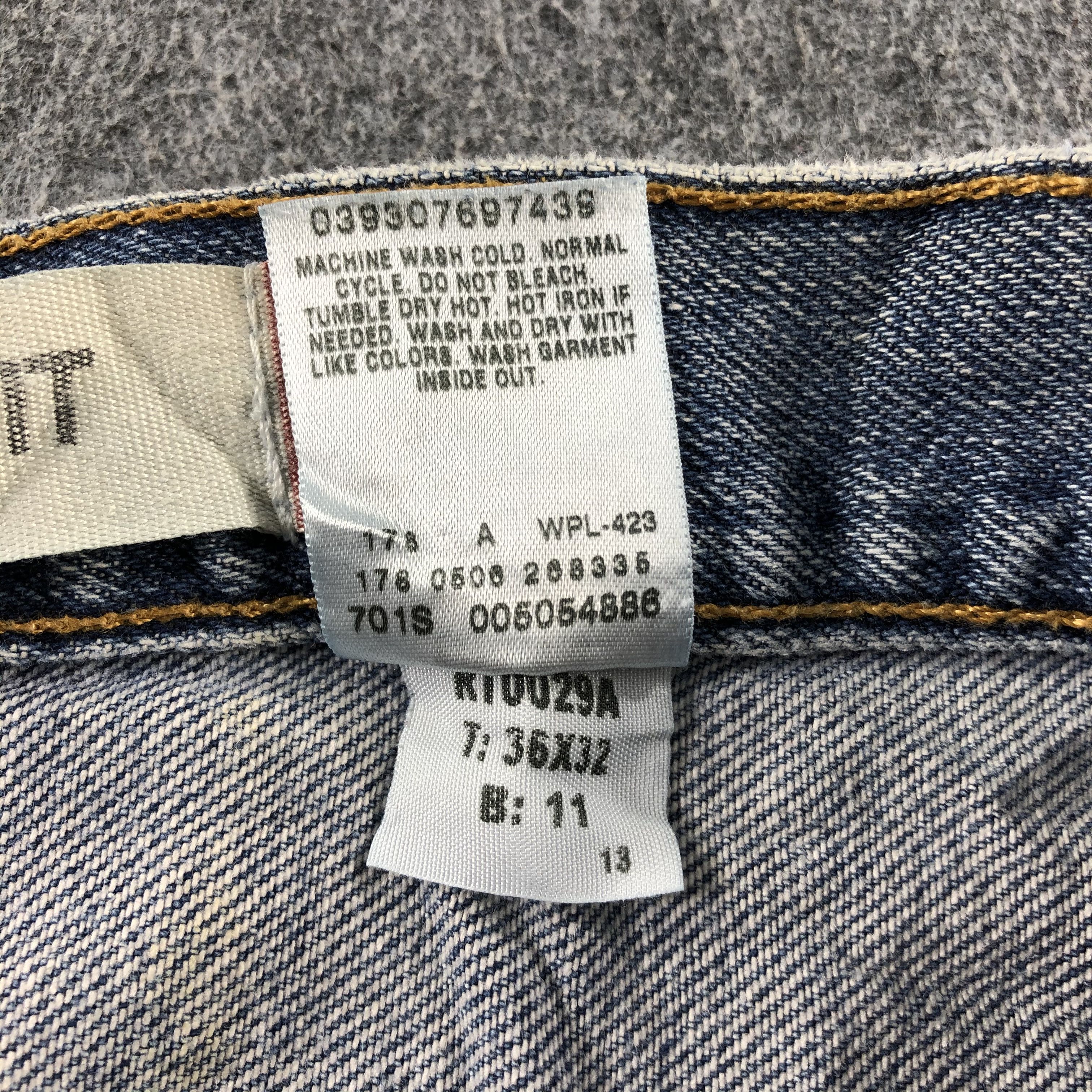 Levi's Vintage Blue Wash Levis 505 Jeans-J2505 Size US 36 / EU 52 - 18 Thumbnail