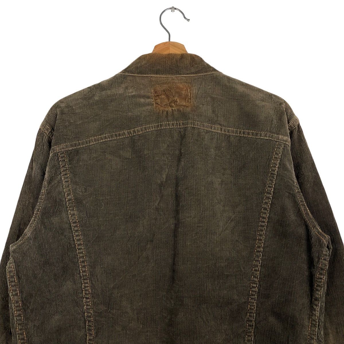 Blue Blue Japan 🔥Vintage Corduroy Trucker Jacket HRM Japan Biker Wear Size US M / EU 48-50 / 2 - 9 Thumbnail