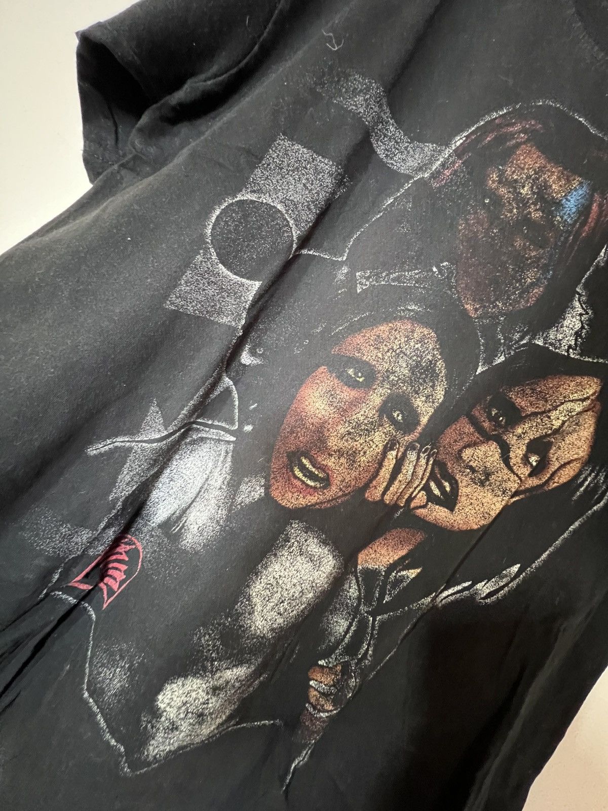 Band Tees Vintage shirt Marilyn Manson early 00s faces disney bashing Size US L / EU 52-54 / 3 - 3 Thumbnail