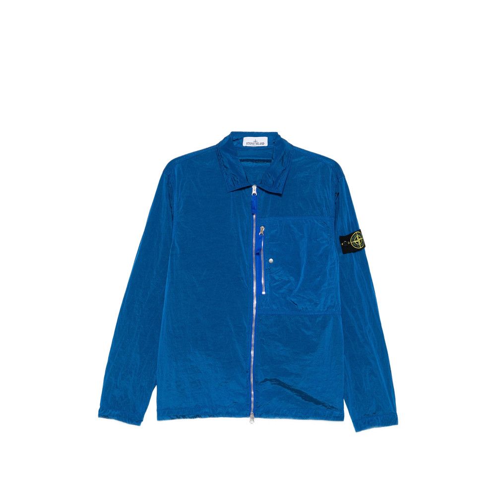 Stone Island BLUE Jackets - Shirt Jackets