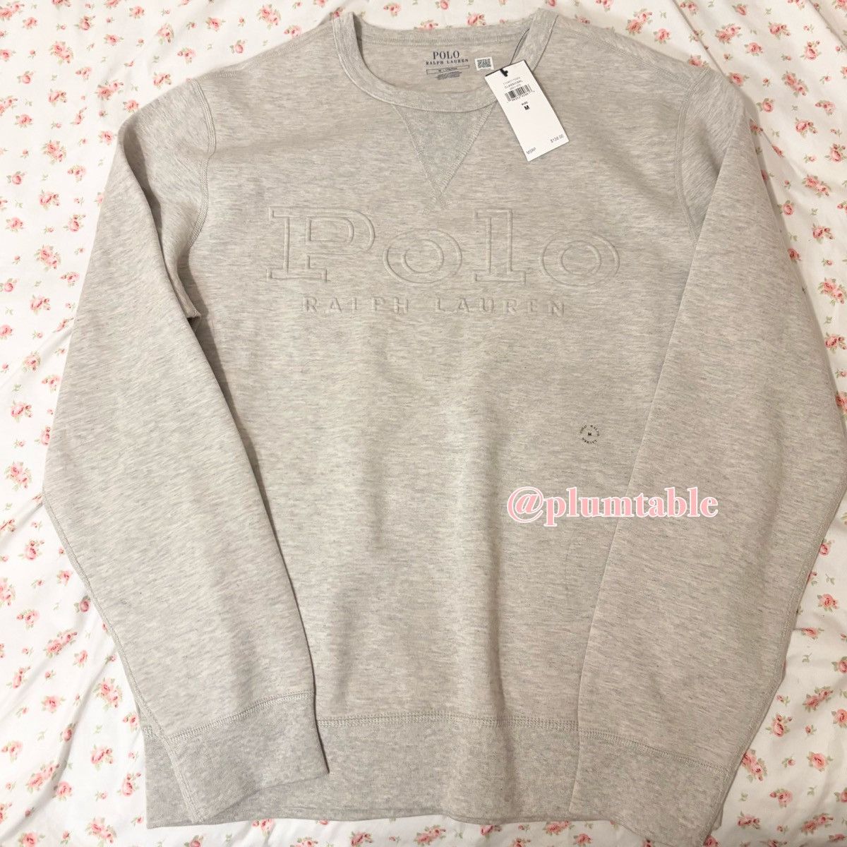 Polo Ralph Lauren 🎀༉‧₊˚. NWT Ralph Lauren Crewneck Sweatshirt/Jumper Size M / US 6-8 / IT 42-44 - 1 Thumbnail