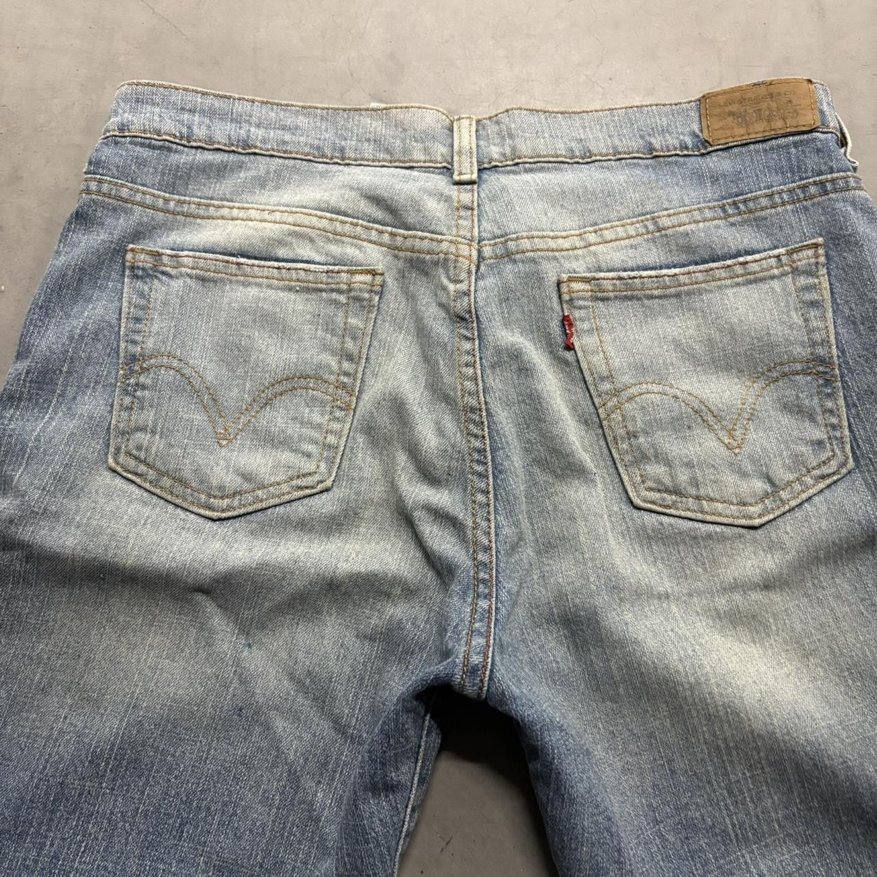 Levi's Crazy Vintage Y2K/2000s Levis 505 Straight Leg Streetwear Medium Blue Wash Denim Jeans! Size US 32 / EU 48 - 5 Thumbnail