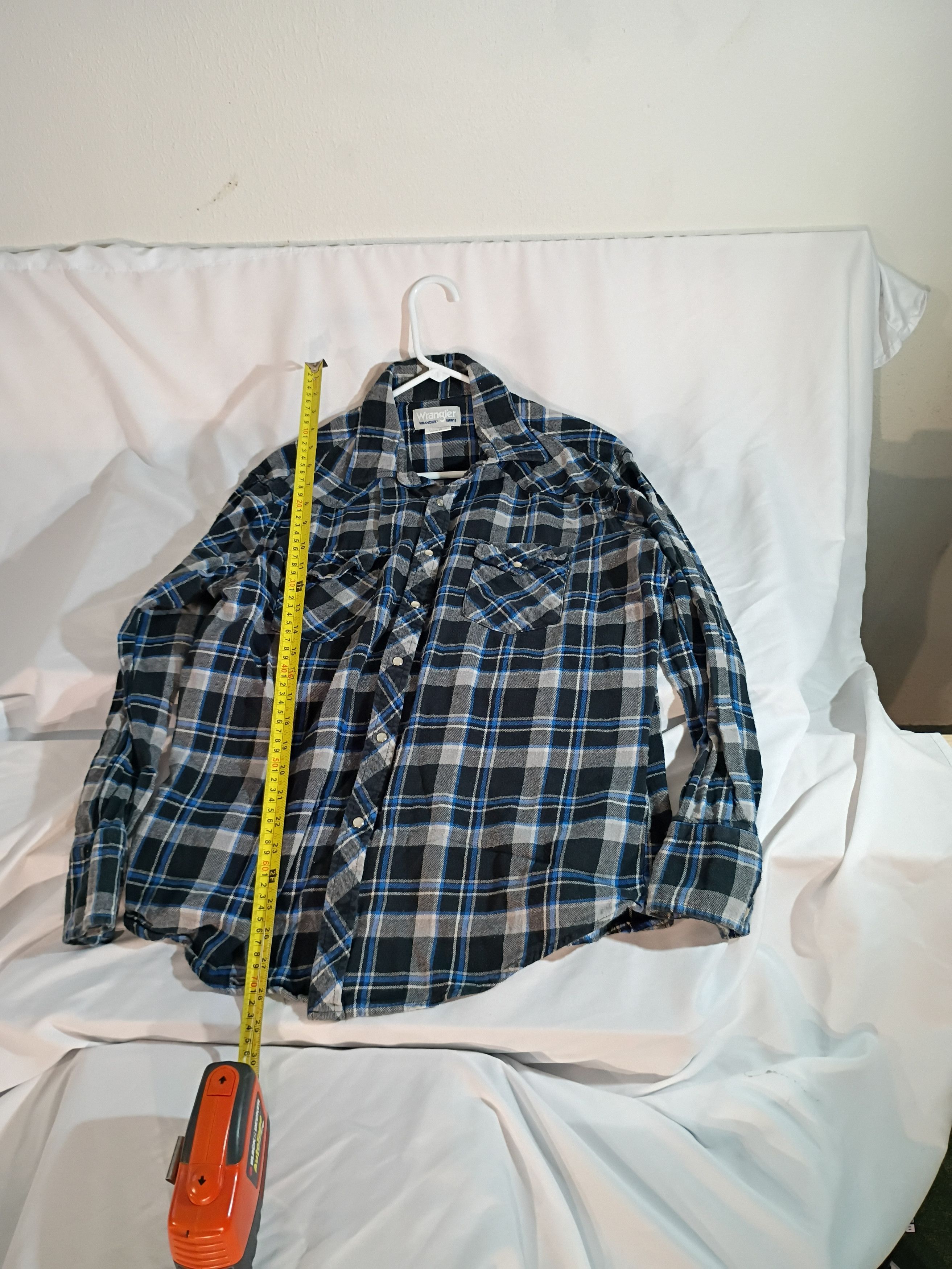 Wrangler Men's Wrangler Wrancher Flannel Plaid Size US L / EU 52-54 / 3 - 4 Thumbnail