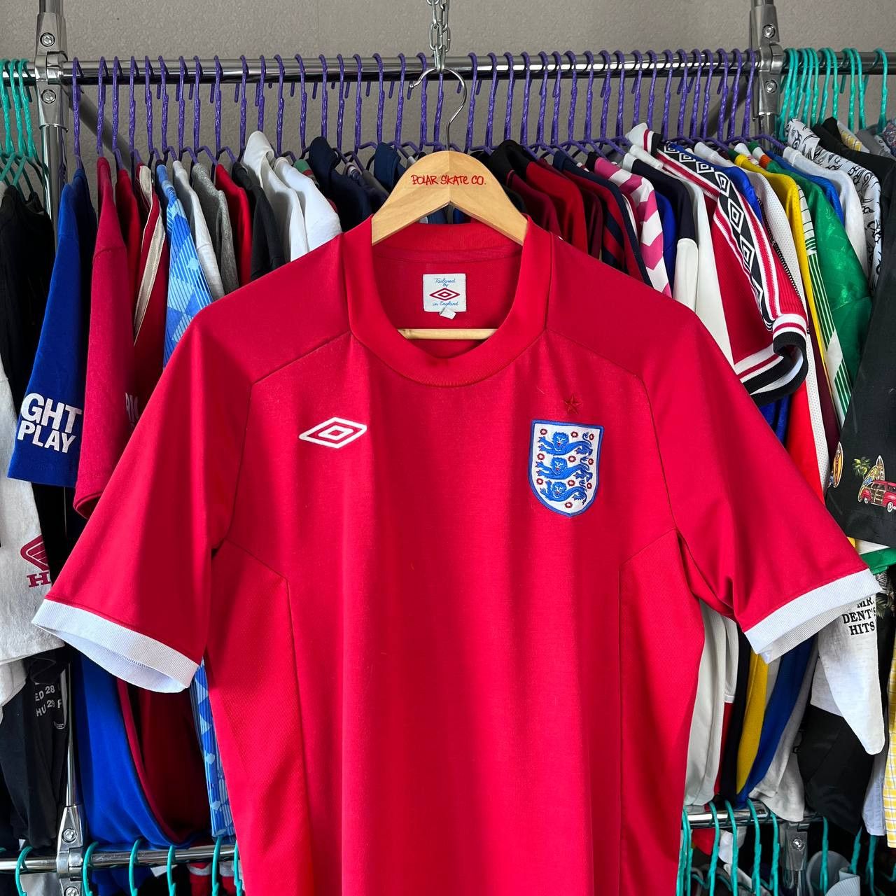 Umbro Umbro England 2010/2012 Football Soccer Jersey Size US M / EU 48-50 / 2 - 1 Thumbnail