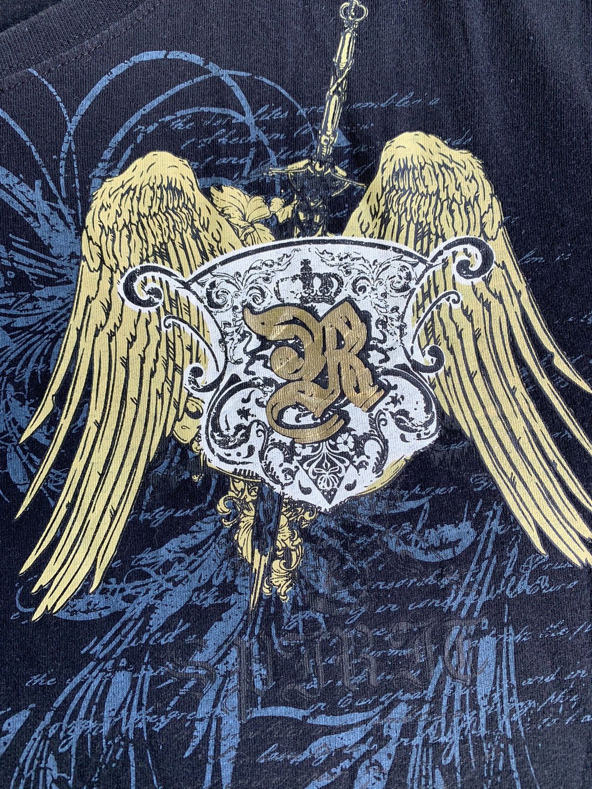 Beauty Beast × If Six Was Nine × Japanese Brand Ibex United Kingdom Poem Rock Tshirt Size US XL / EU 56 / 4 - 4 Thumbnail