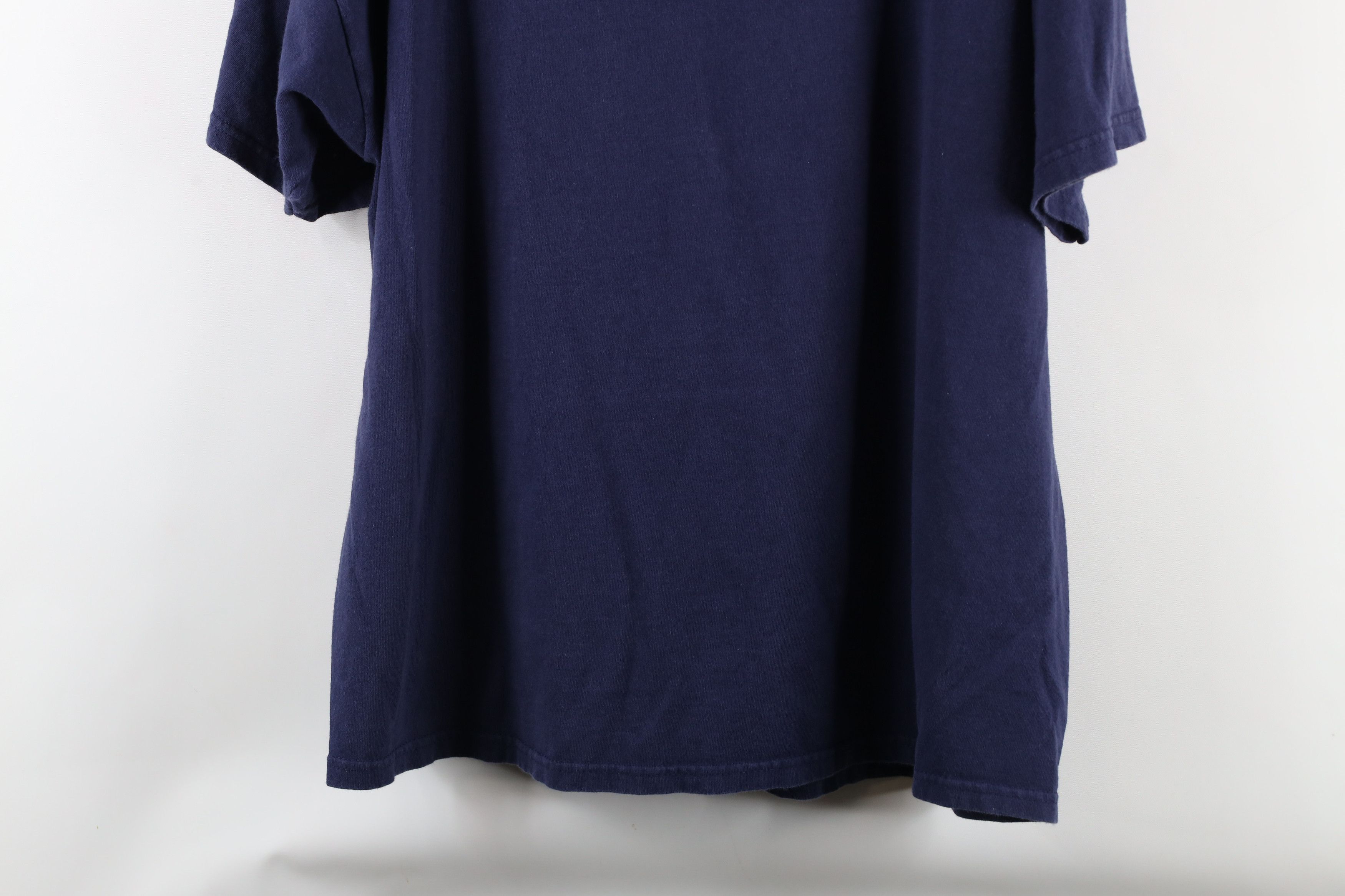 Vintage Vintage 90s Spell Out University of Michigan T-Shirt Blue Size US XXL / EU 58 / 5 - 8 Thumbnail