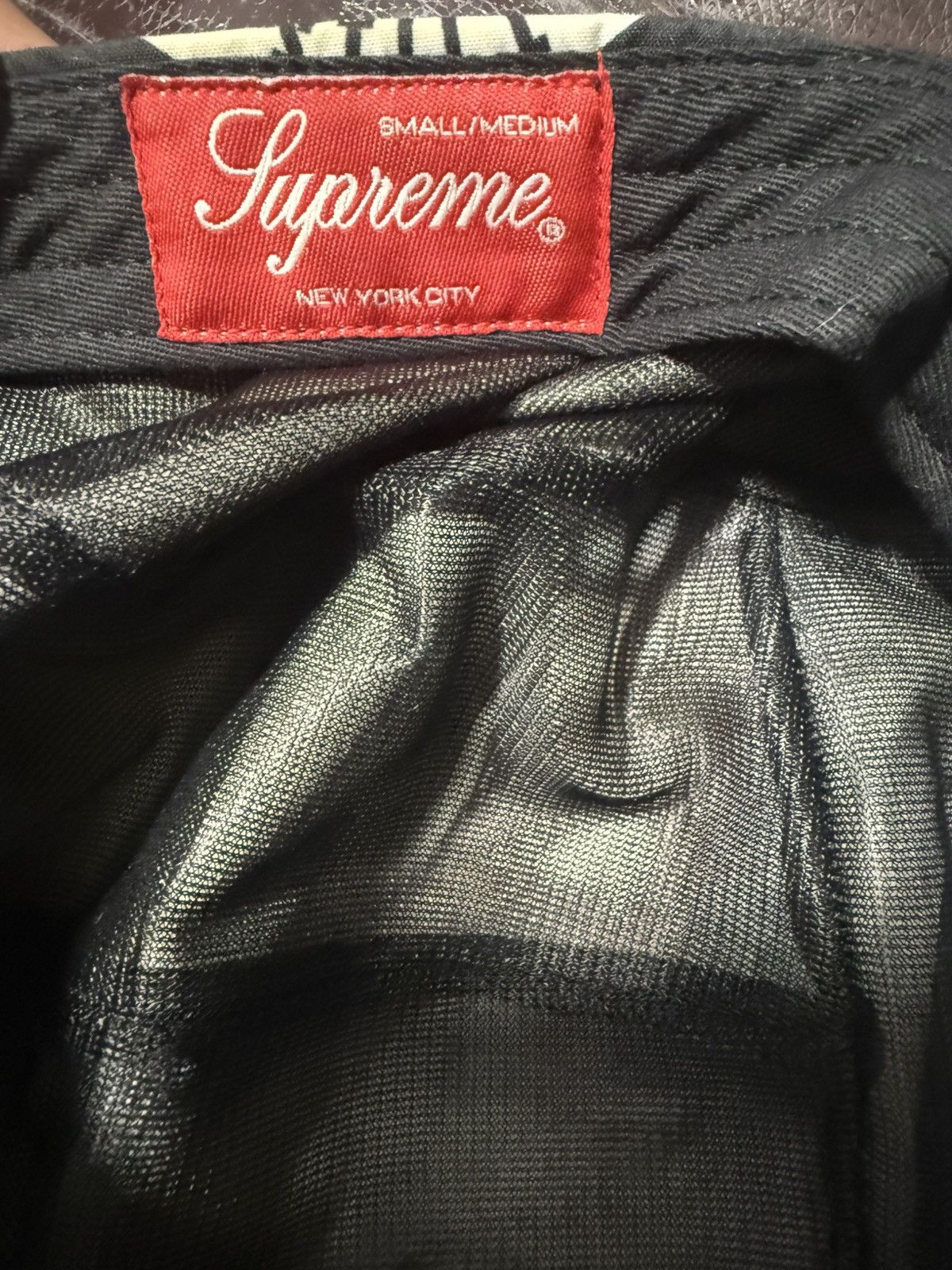 Supreme Supreme SS21 Gore-Tex Long Bill Camp Cap S/M Black Sticker Size ONE SIZE - 4 Thumbnail